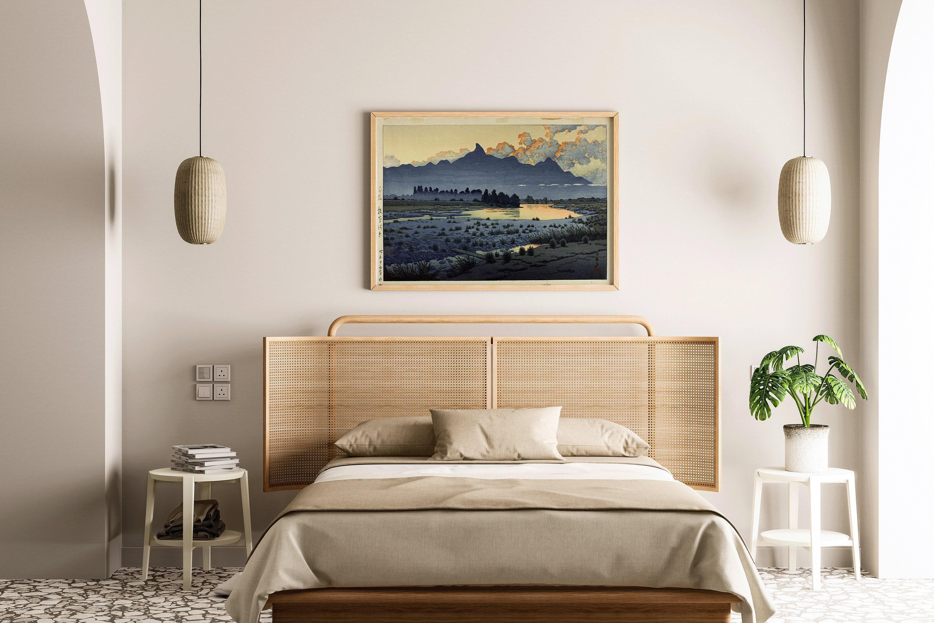 Kawase Hasui - Dusk at the Maebashi Marshlands PRINT | Like A Beautiful Scene out of a Studio Ghibli Movie | Available Framed - 9ArtPrints