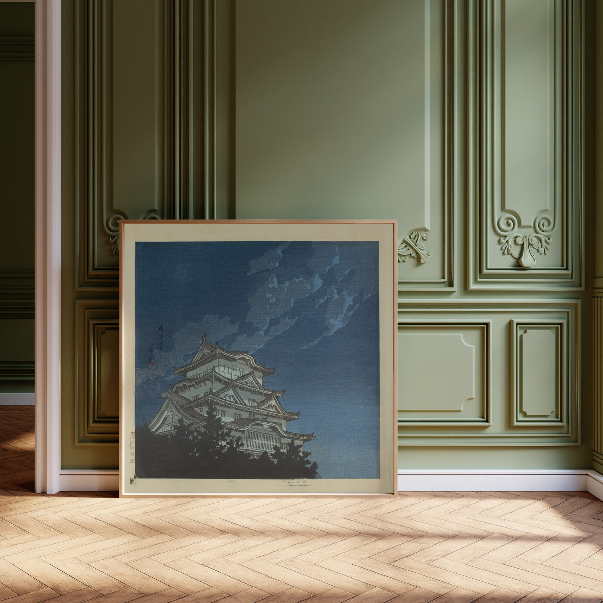 Kawase Hasui — Himeji Castle | Japanese Woodblock Print (Shin Hanga) - 9ArtPrints