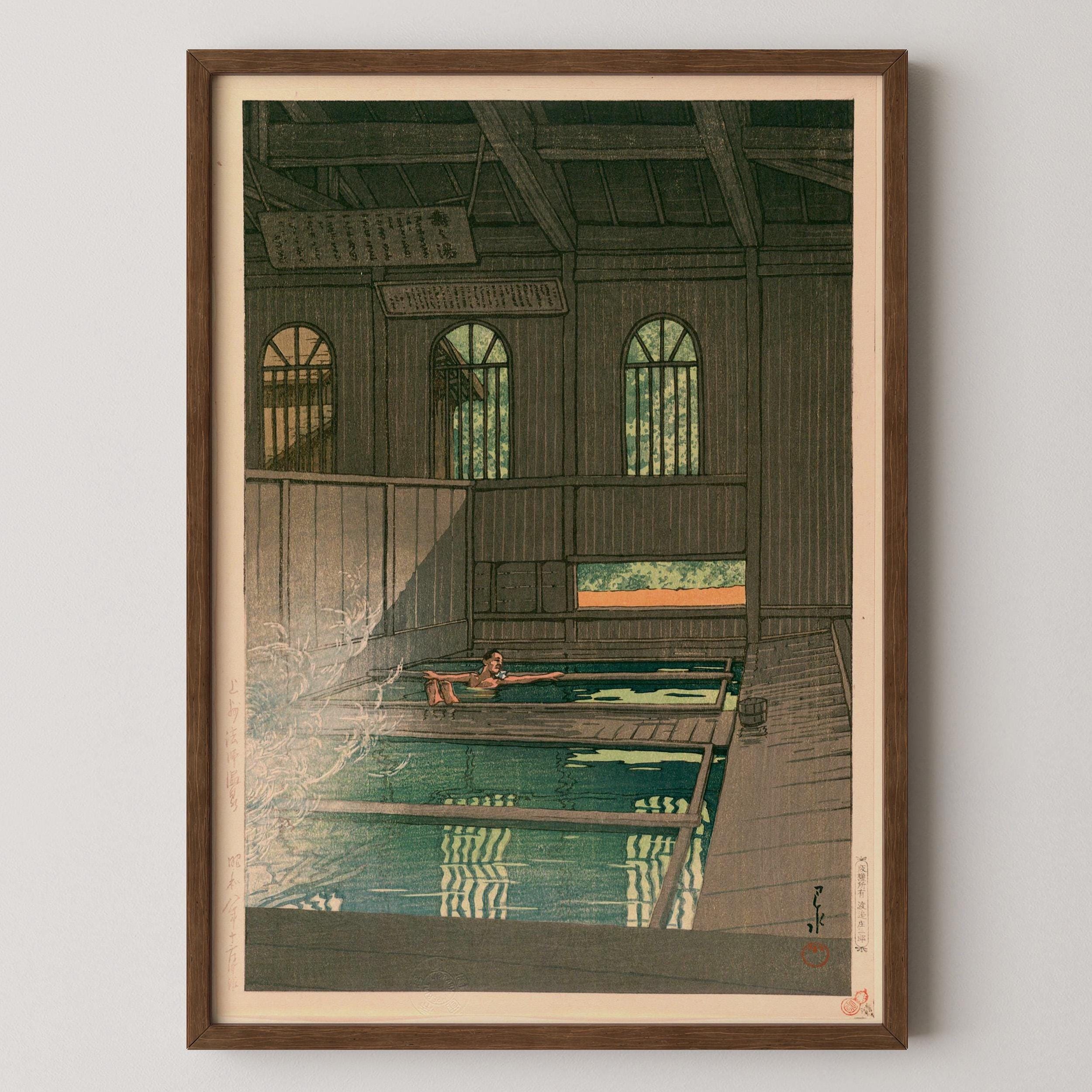 Kawase Hasui - Hoshi Hot Spring in Joshu Giclée Print: Vintage Japanese Woodblock Art - 9ArtPrints