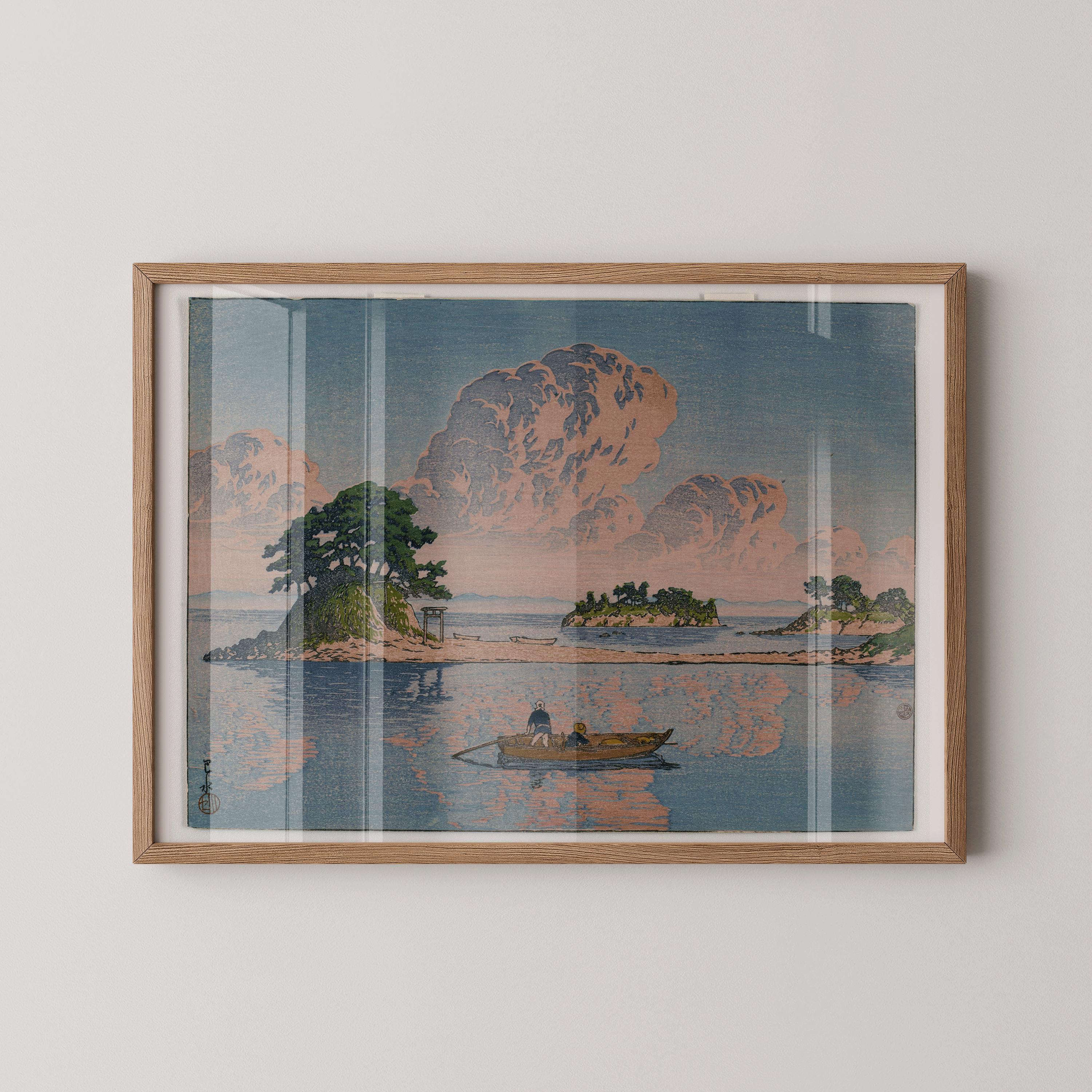 Kawase Hasui - Kujukushima Island Giclee Print: Japanese Vintage Art - 9ArtPrints