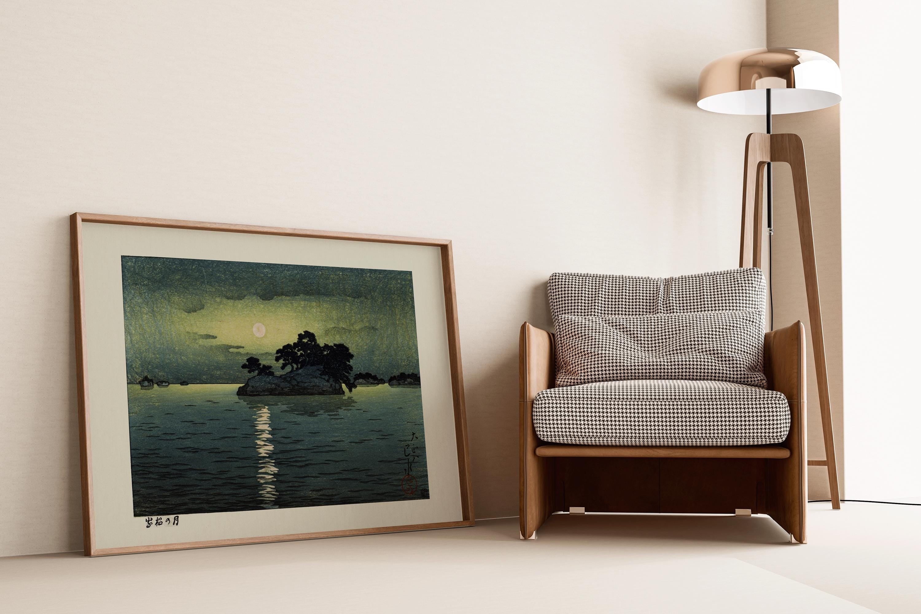 Kawase Hasui - Matsushima Moonlit Ukiyo - e Print: Japanese Woodblock Art - 9ArtPrints