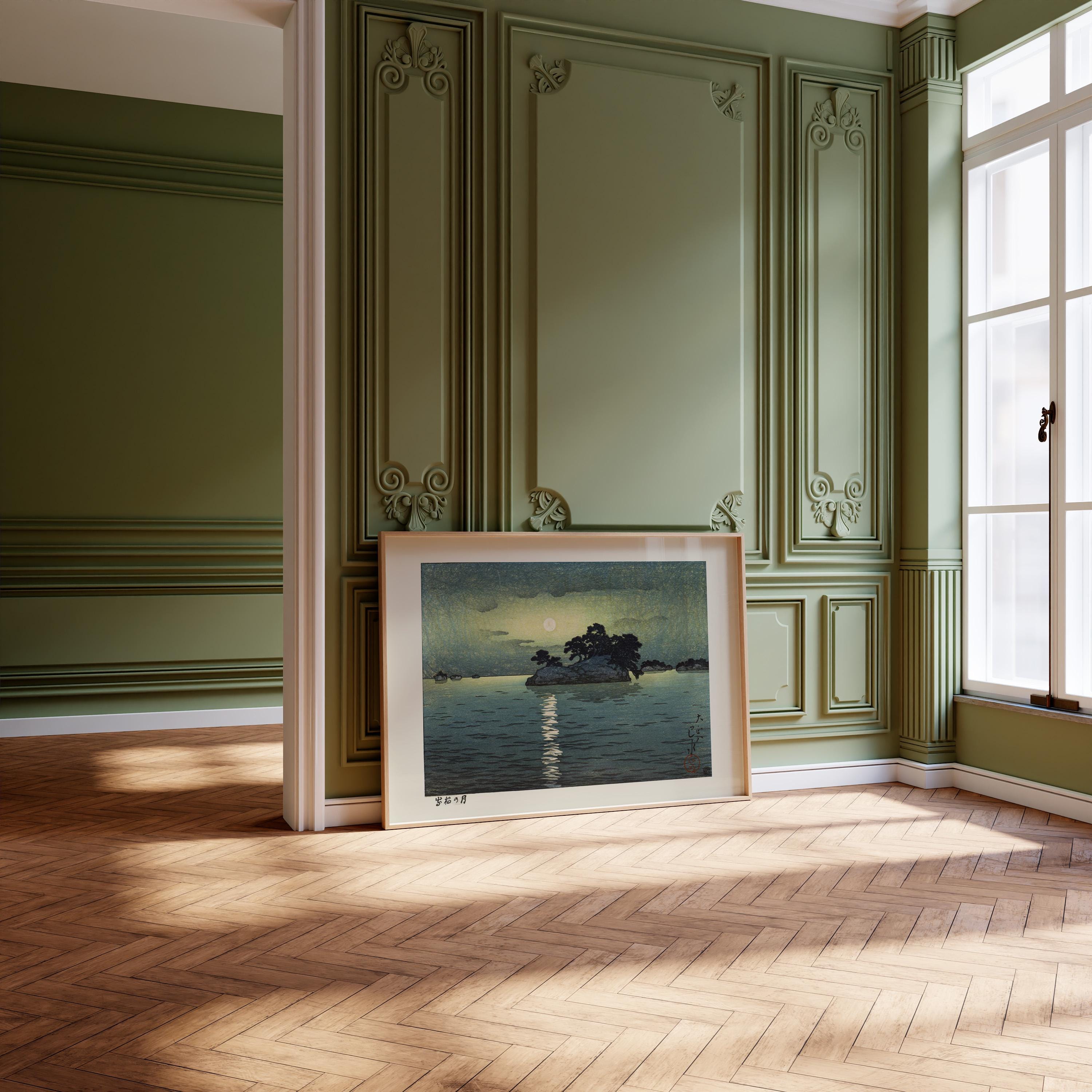 Kawase Hasui - Matsushima Moonlit Ukiyo - e Print: Japanese Woodblock Art - 9ArtPrints