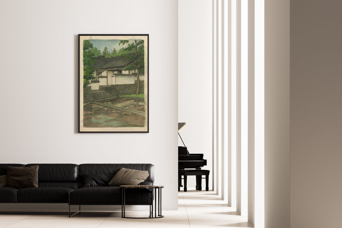 Kawase Hasui — Obakusan Temple in Uji | Japanese Woodblock Print (Shin Hanga) - 9ArtPrints