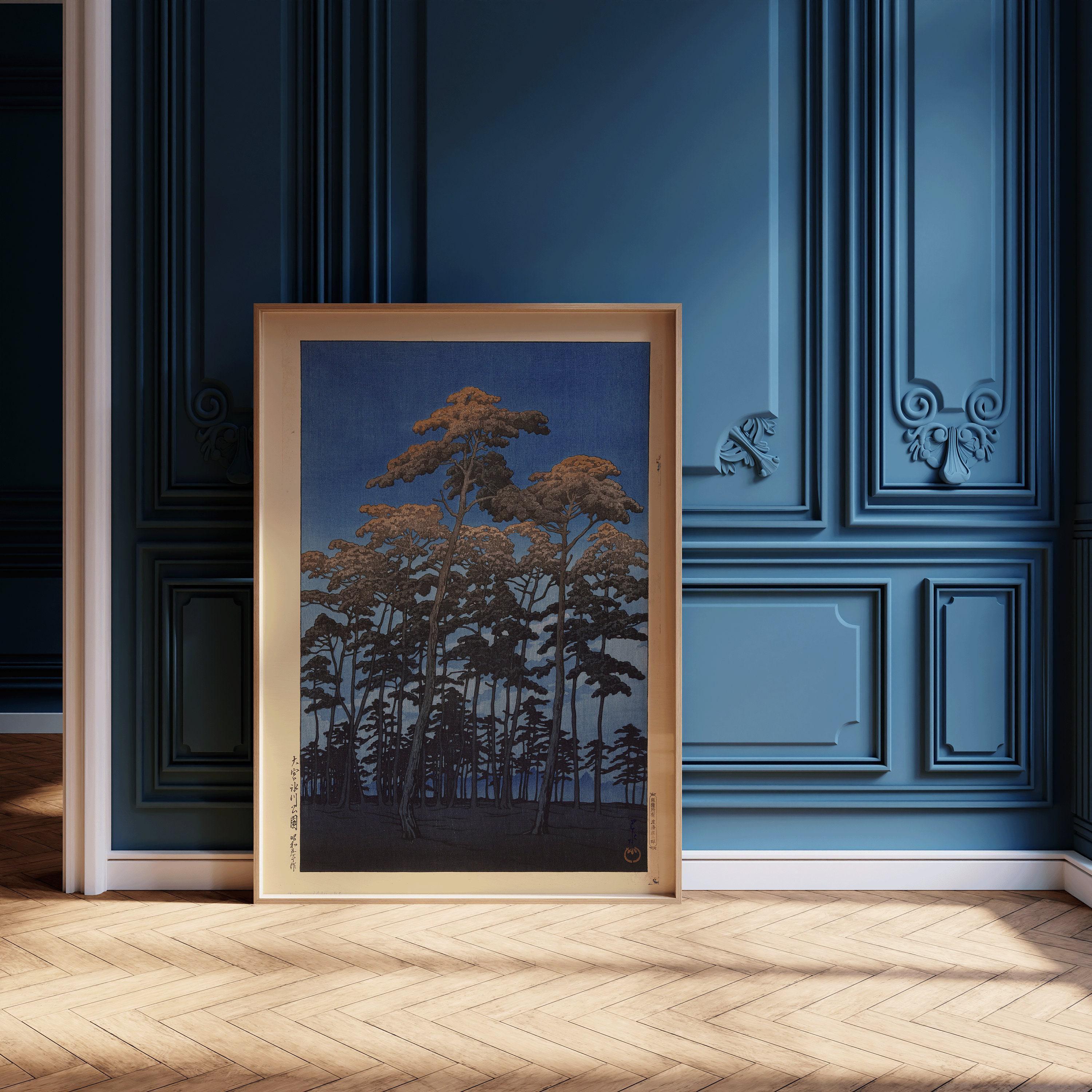 Kawase Hasui Print: Hikawa Park Japanese Woodcut Art - 9ArtPrints