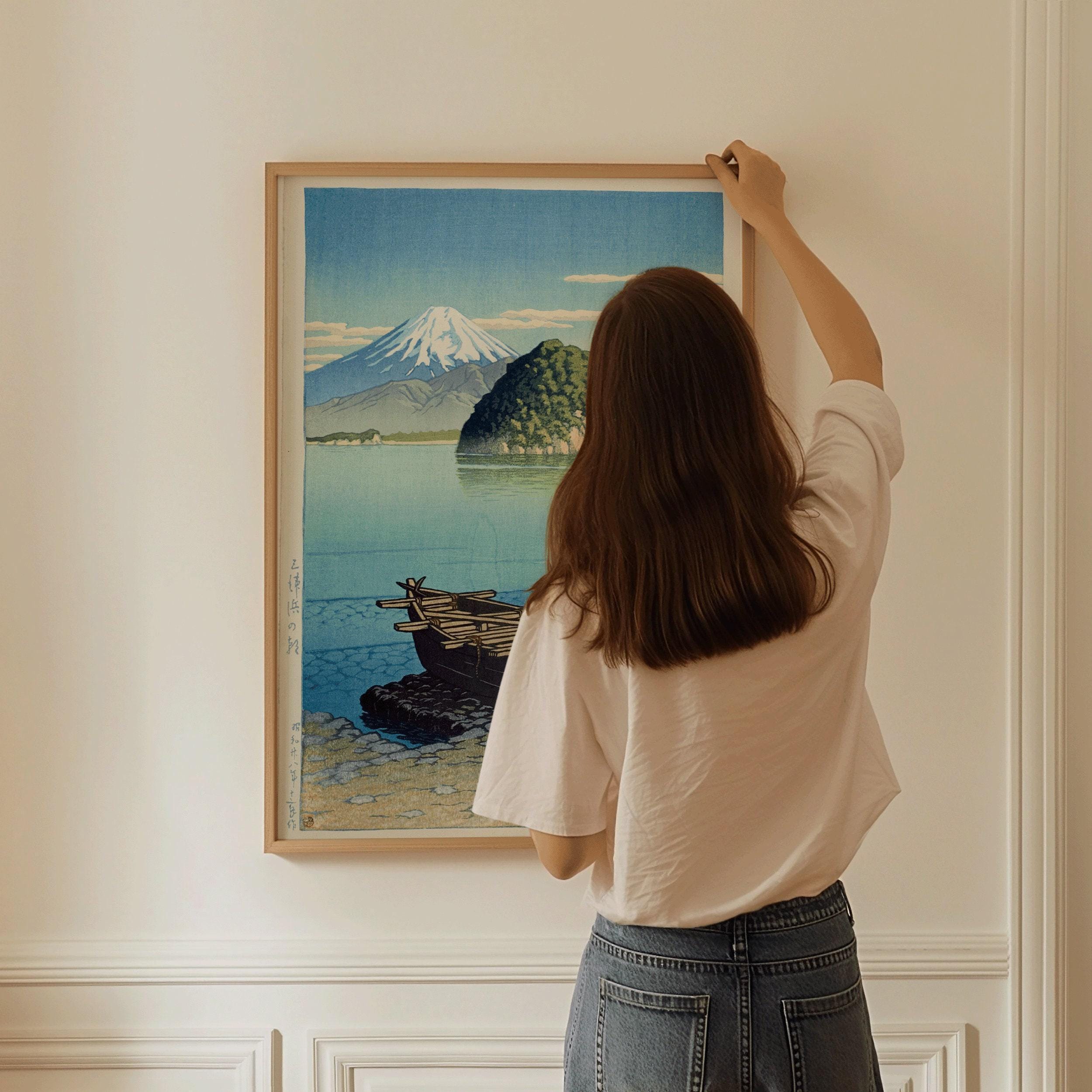 Kawase Hasui Print: Mito Beach Japanese Woodblock Art - 9ArtPrints