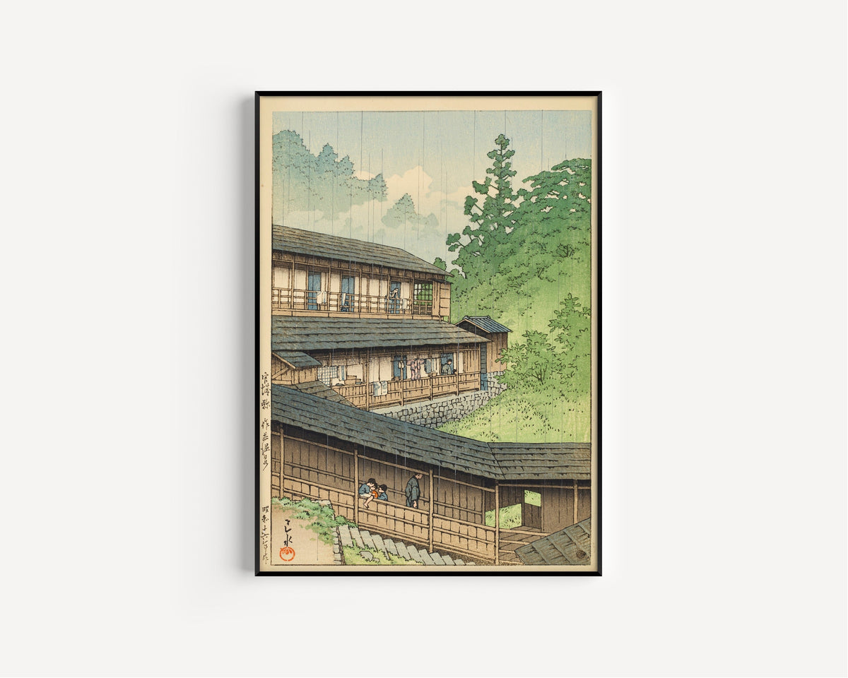 Kawase Hasui — Sakunami Hot Springs, Miyagi | Japanese Woodblock Print (Shin Hanga) - 9ArtPrints