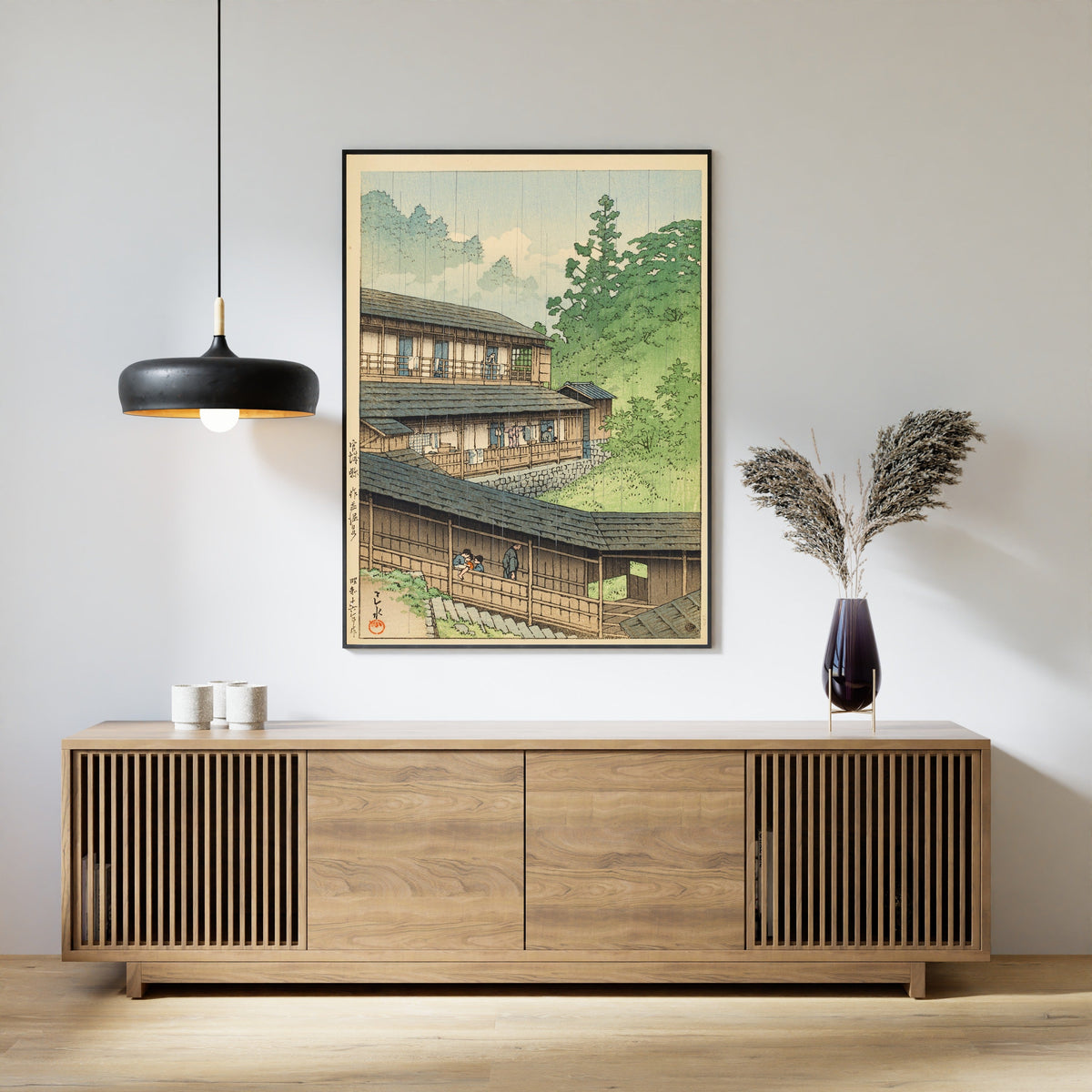 Kawase Hasui — Sakunami Hot Springs, Miyagi | Japanese Woodblock Print (Shin Hanga) - 9ArtPrints