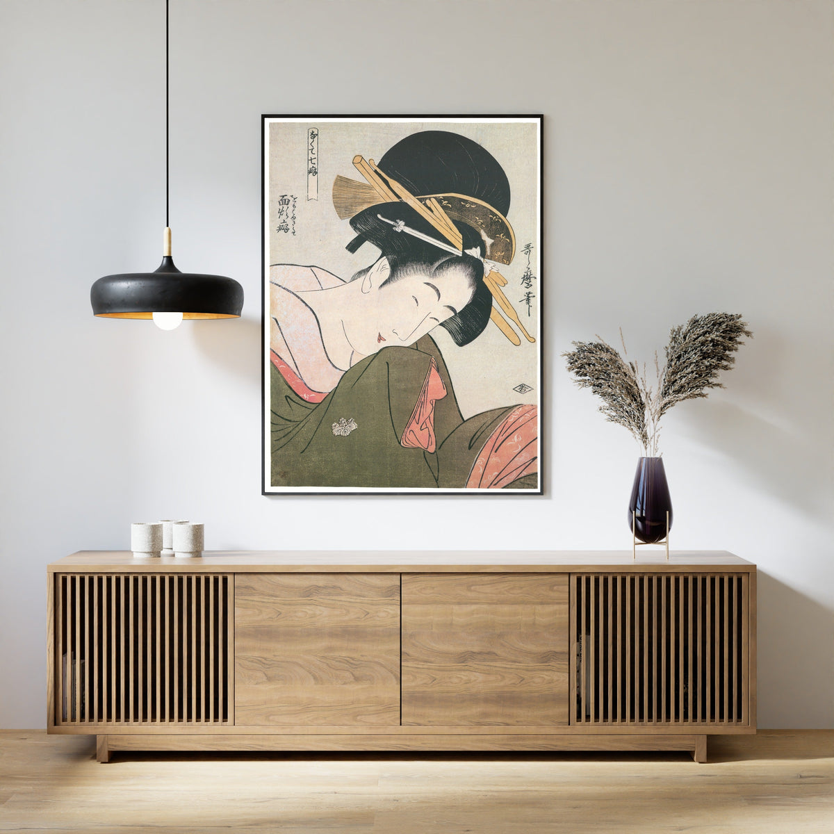 Kitagawa Utamaro — Habit of Covering the Face | Japanese Woodblock Print (Ukiyo-e) - 9ArtPrints