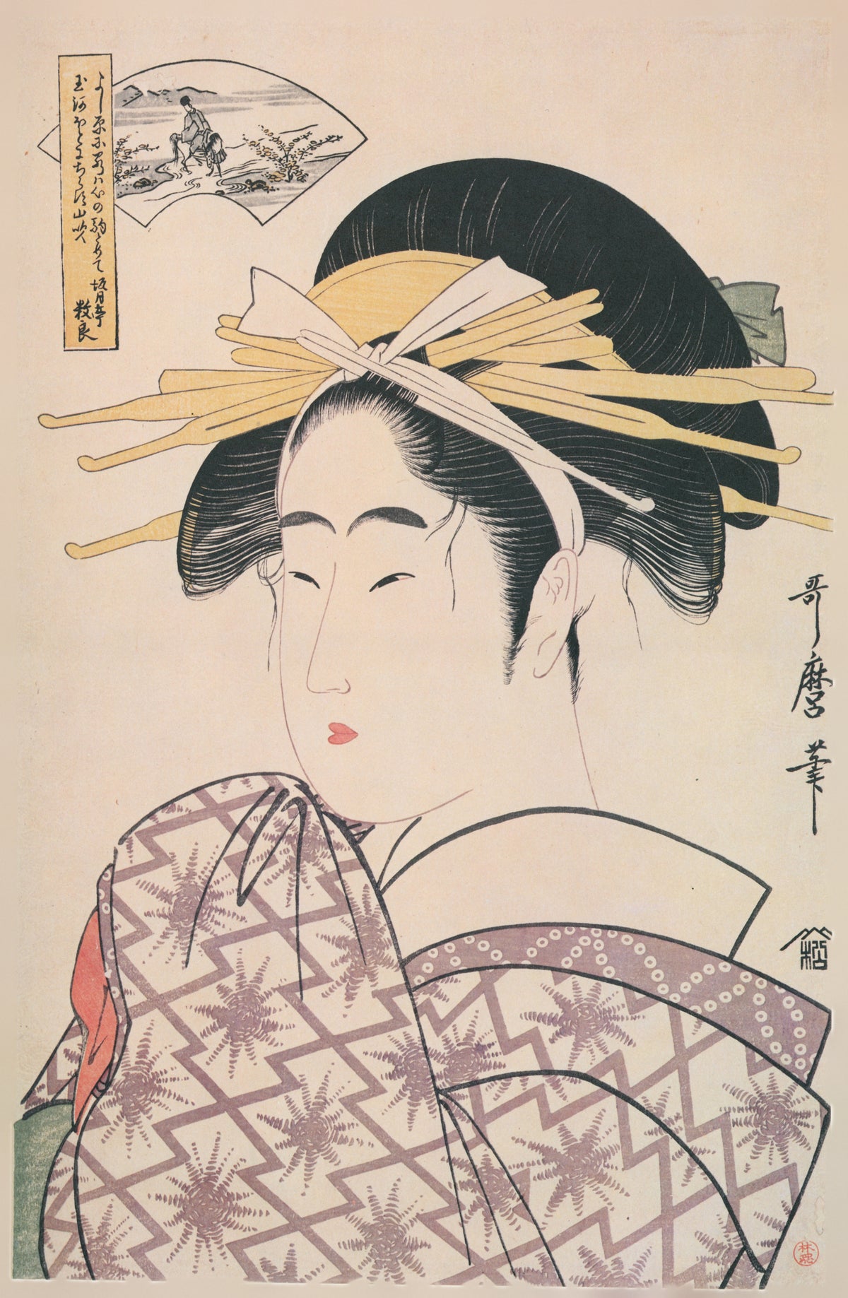 Kitagawa Utamaro — Ide Jewel River | Japanese Woodblock Print (Ukiyo-e) - 9ArtPrints