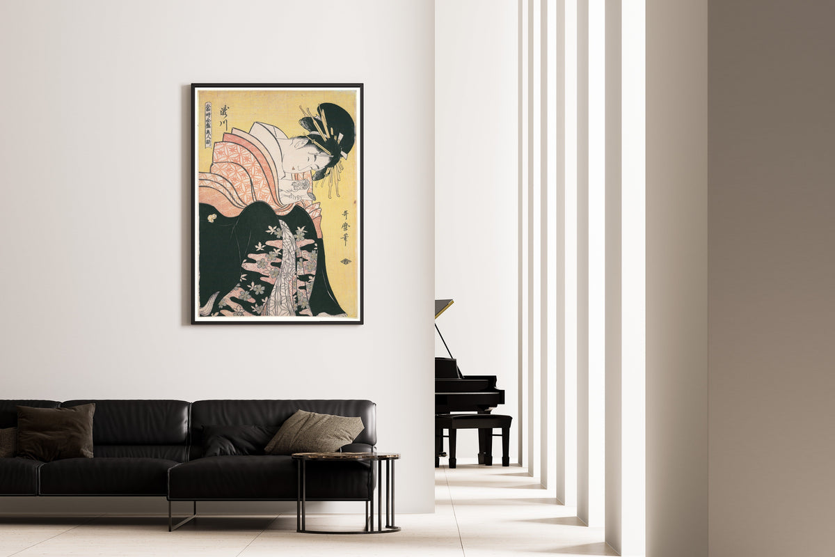 Kitagawa Utamaro — Takigawa | Japanese Woodblock Print (Ukiyo-e) - 9ArtPrints