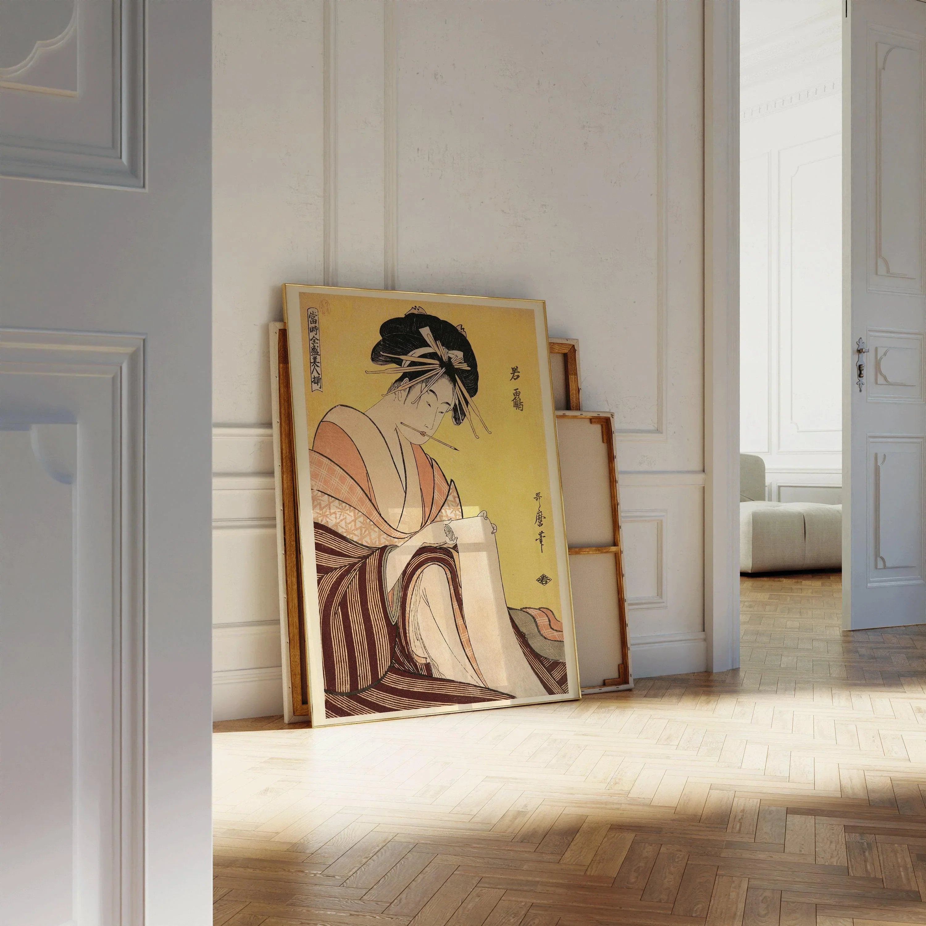 Kitagawa Utamaro - Wakatsuru Ohara Koson | PRINT | Vintage Japanese Woodblock Art