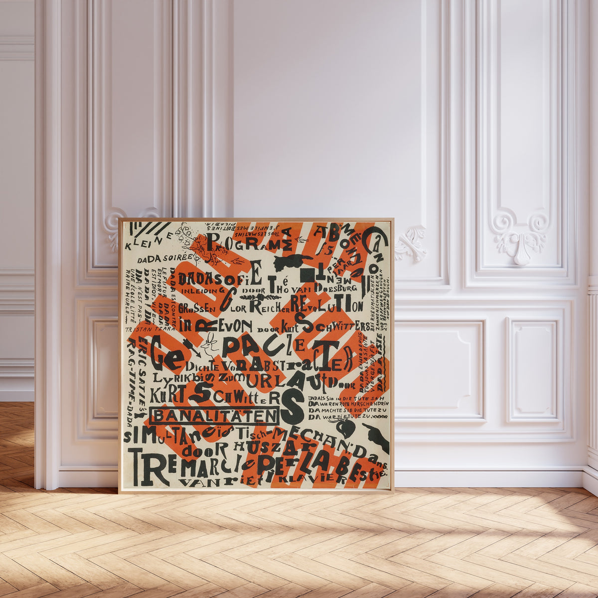 Kurt Schwitters — Kleine Dada soirée – La Haye, 9 janvier 1923 | Fine Art Print