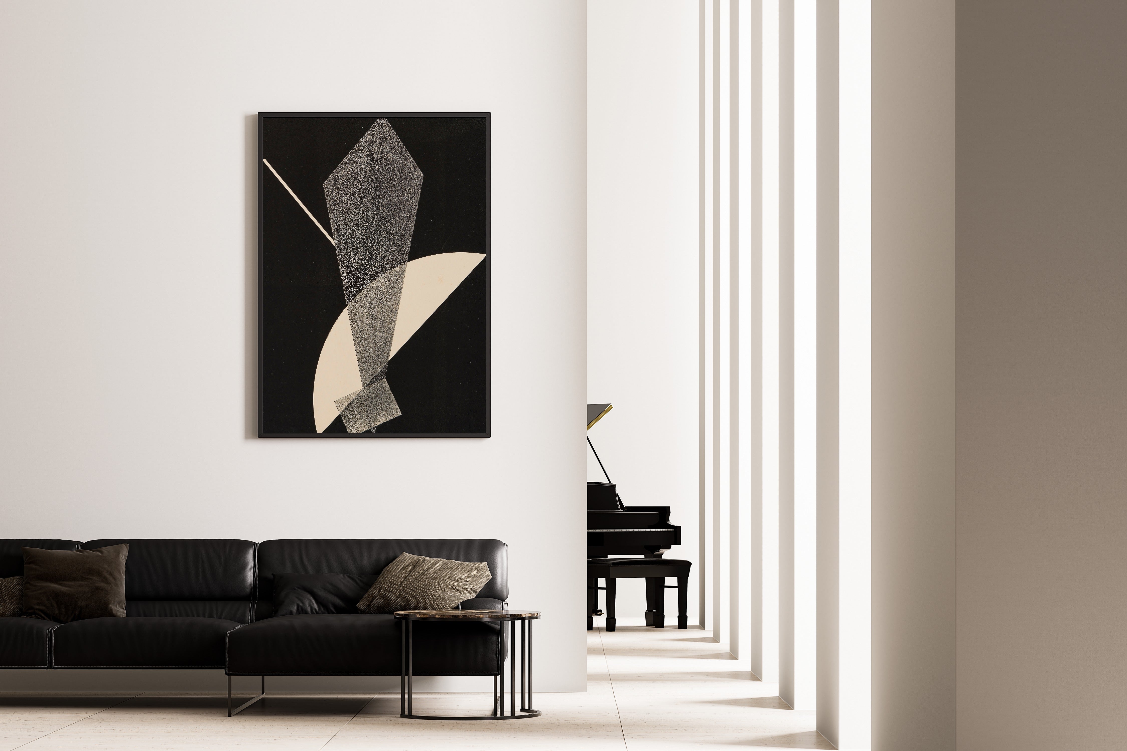 László Moholy-Nagy — Konstruktion V (1922–23) | Fine Art Print