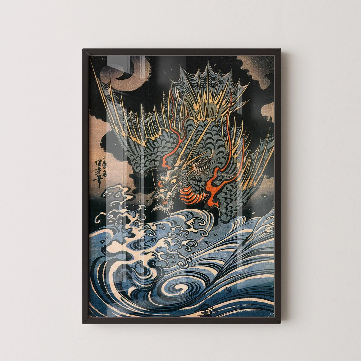 Utagawa Kuniyoshi — Flying Dragon | Ukiyo-e Print