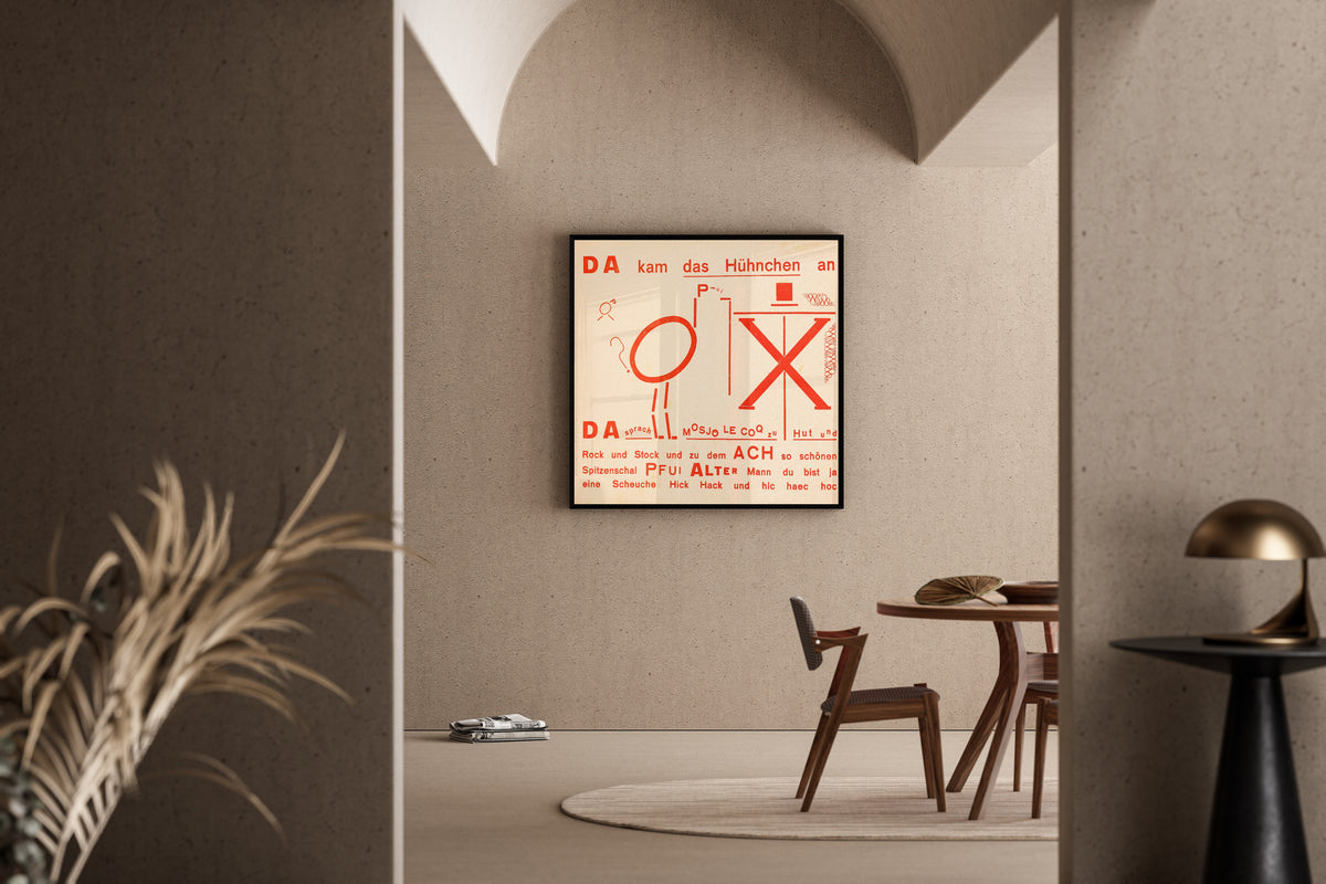 Kurt Schwitters — Die Scheuche | Fine Art Print - 9ArtPrints
