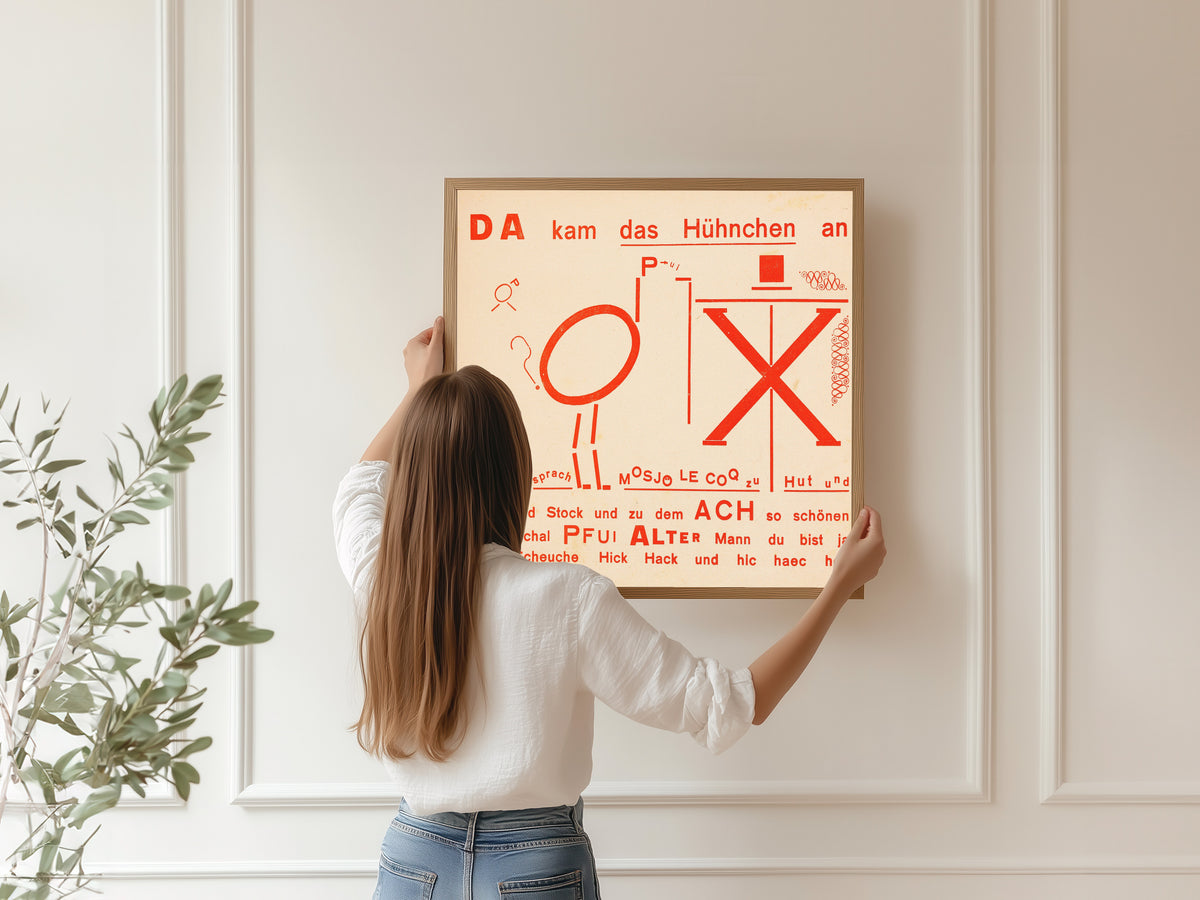 Kurt Schwitters — Die Scheuche | Fine Art Print - 9ArtPrints