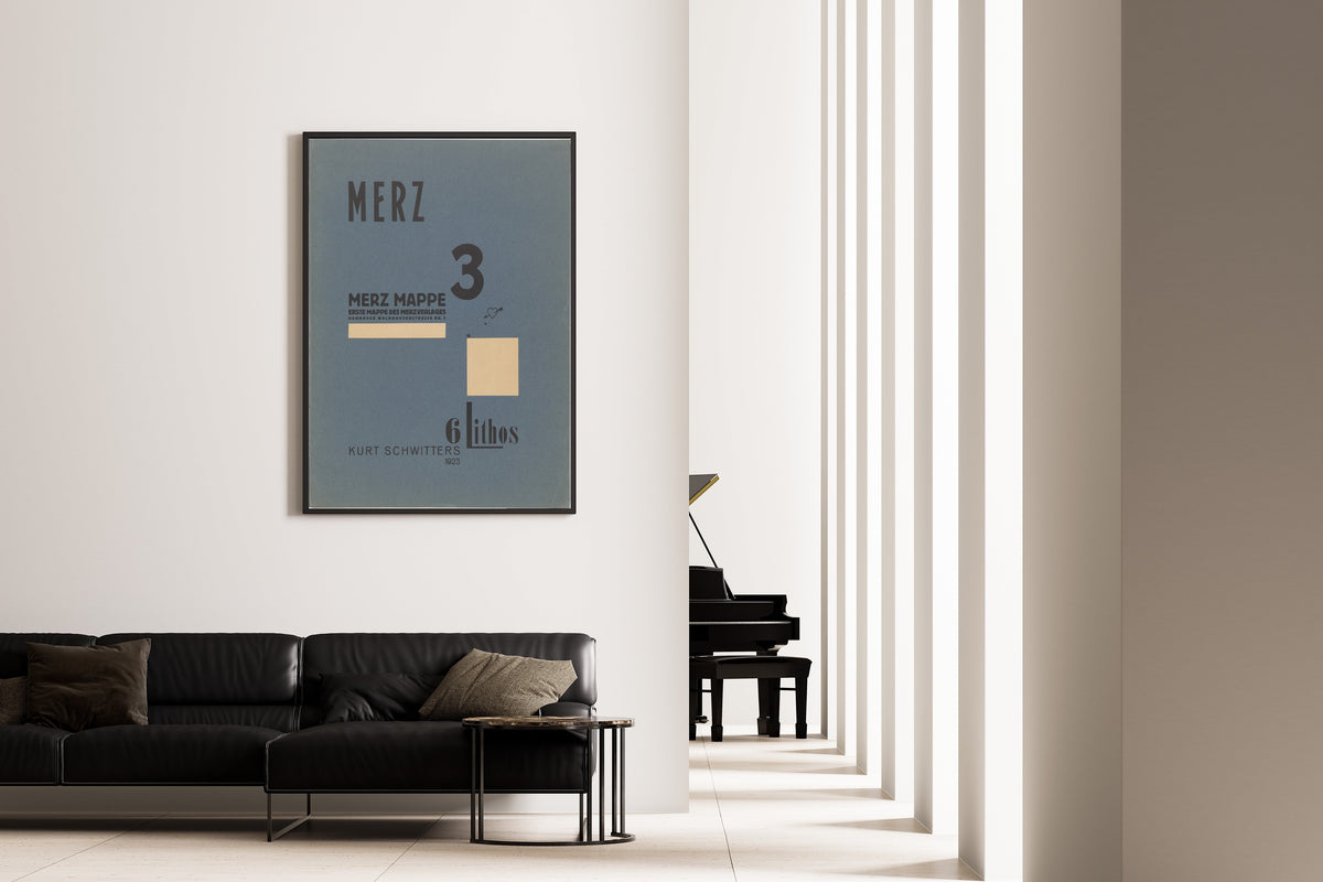 Kurt Schwitters — Merz 3. Kurt Schwitters 6 Lithos Pl.1 | Fine Art Print - 9ArtPrints