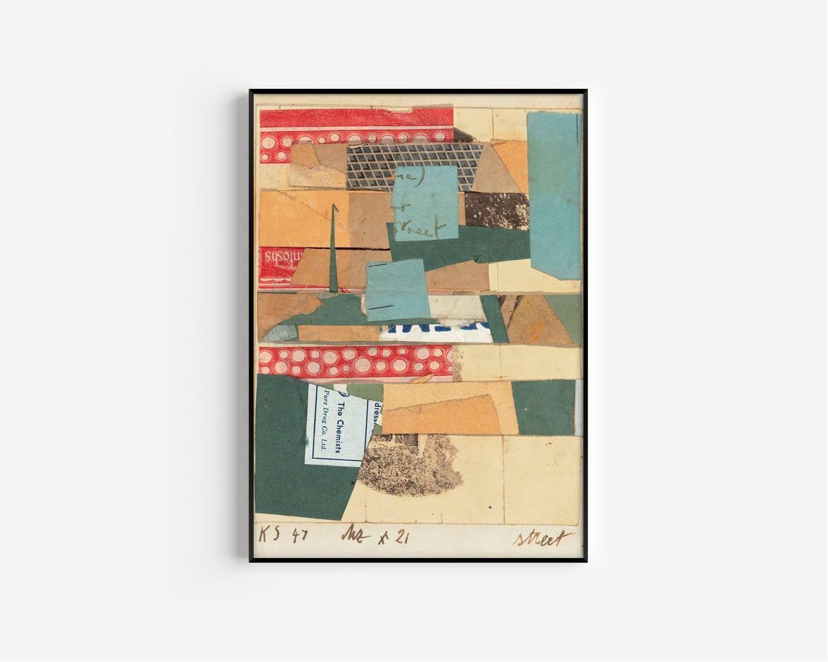 Kurt Schwitters — Mz x 21 Street | Fine Art Print - 9ArtPrints