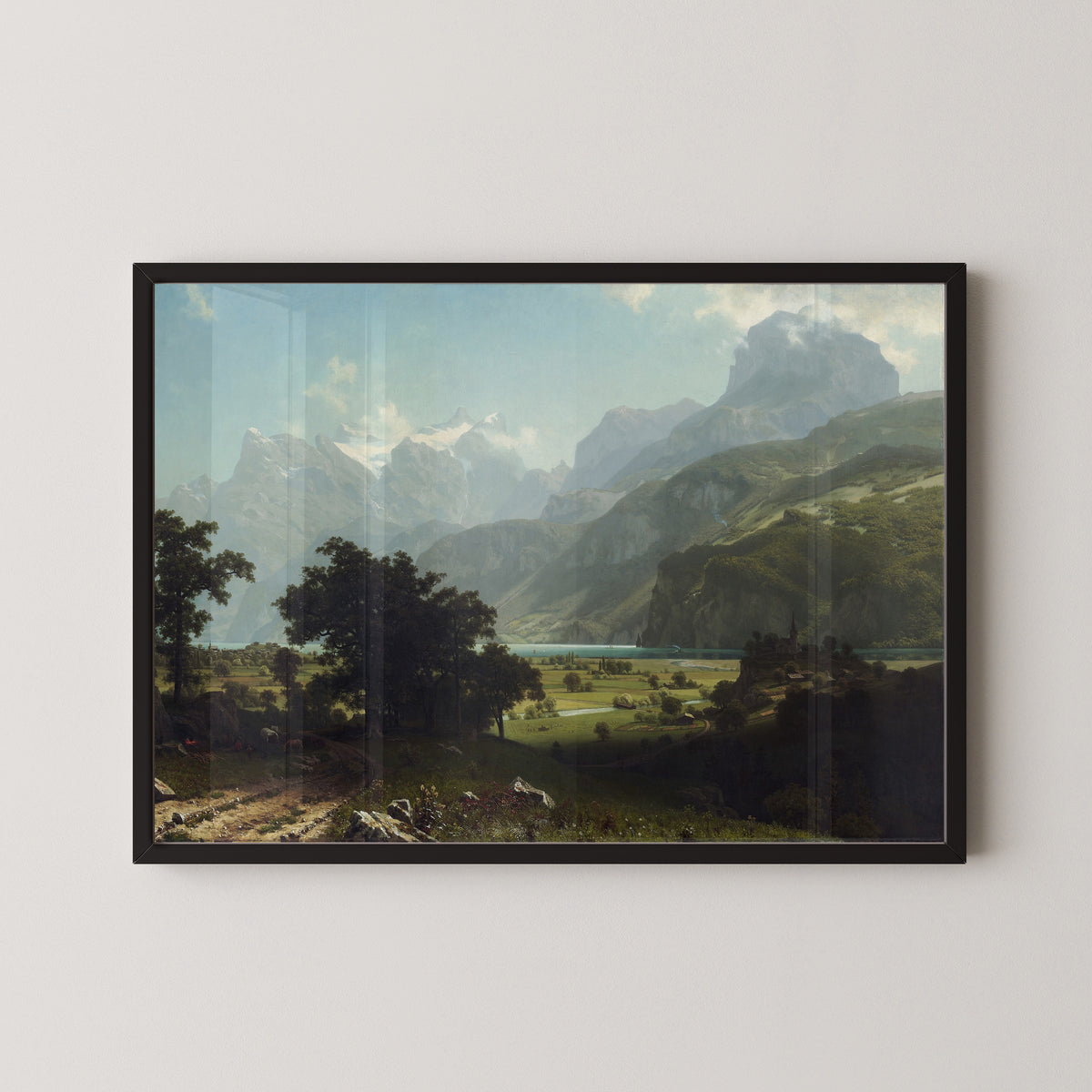 Albert Bierstadt — Lake Lucerne | Landscape Fine Art Print