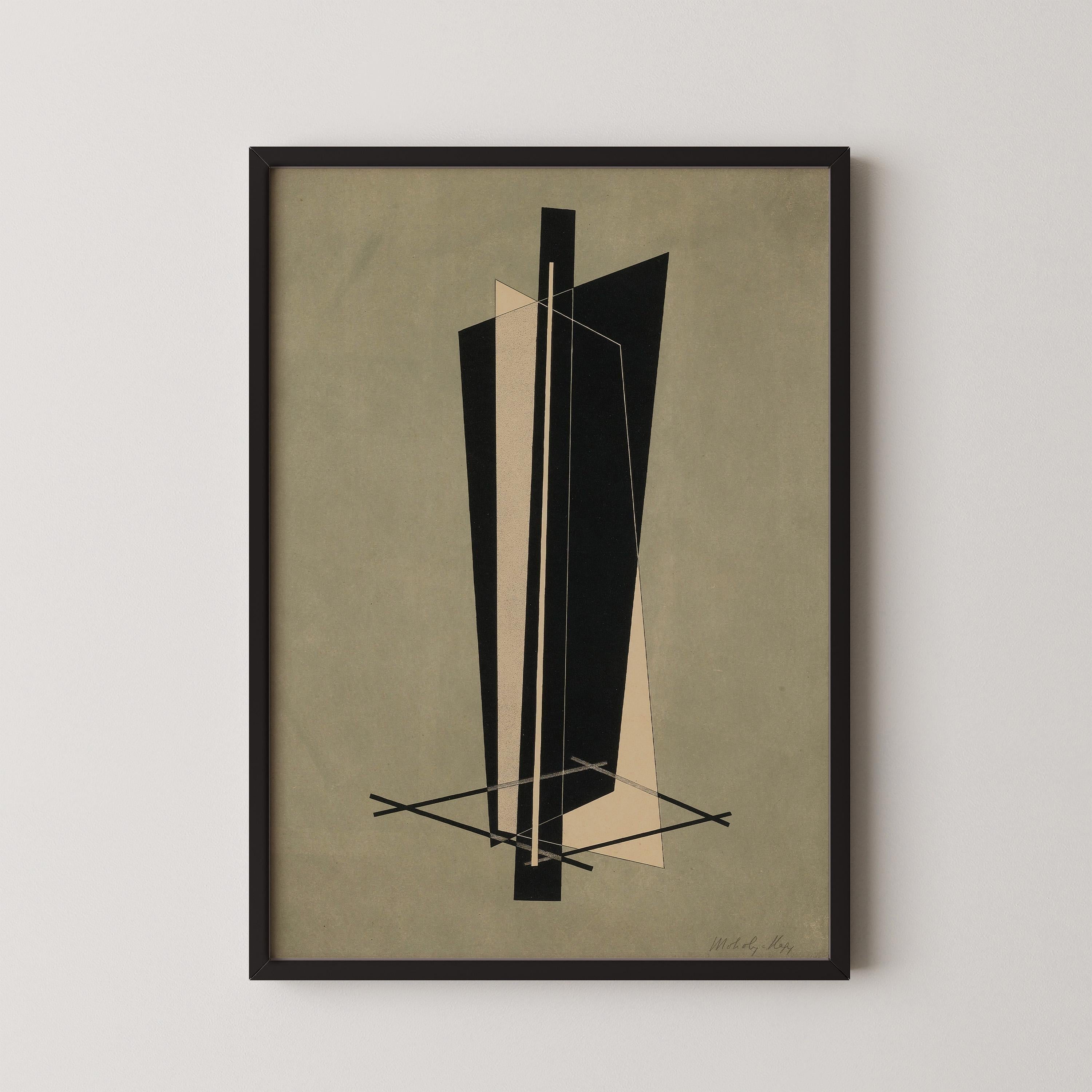 László Moholy - Nagy - Kestnermappe (Komposition) PRINT | Vintage Bauhaus Poster; Modern Abstract Art