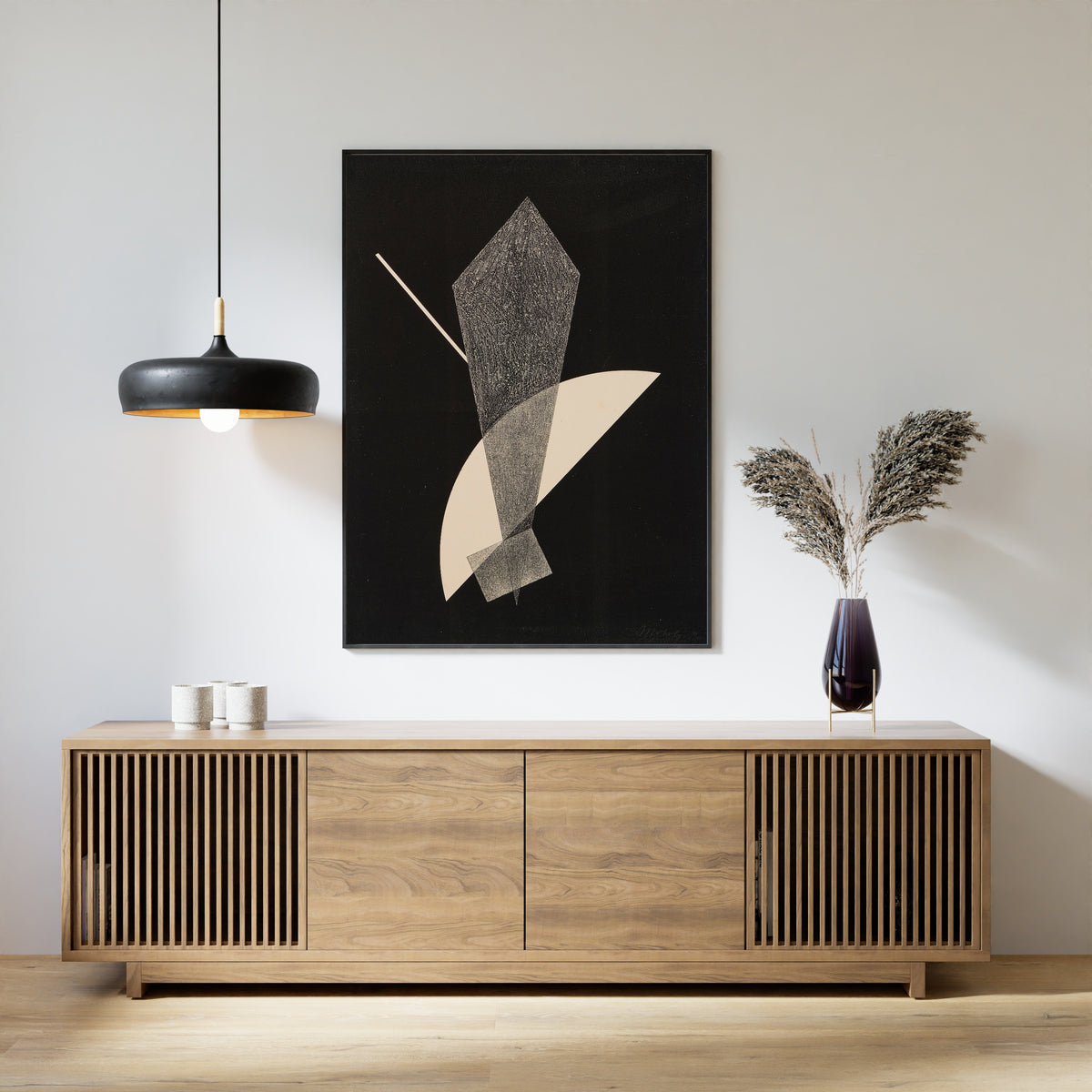 László Moholy-Nagy — Konstruktion V (1922–23) | Fine Art Print - 9ArtPrints