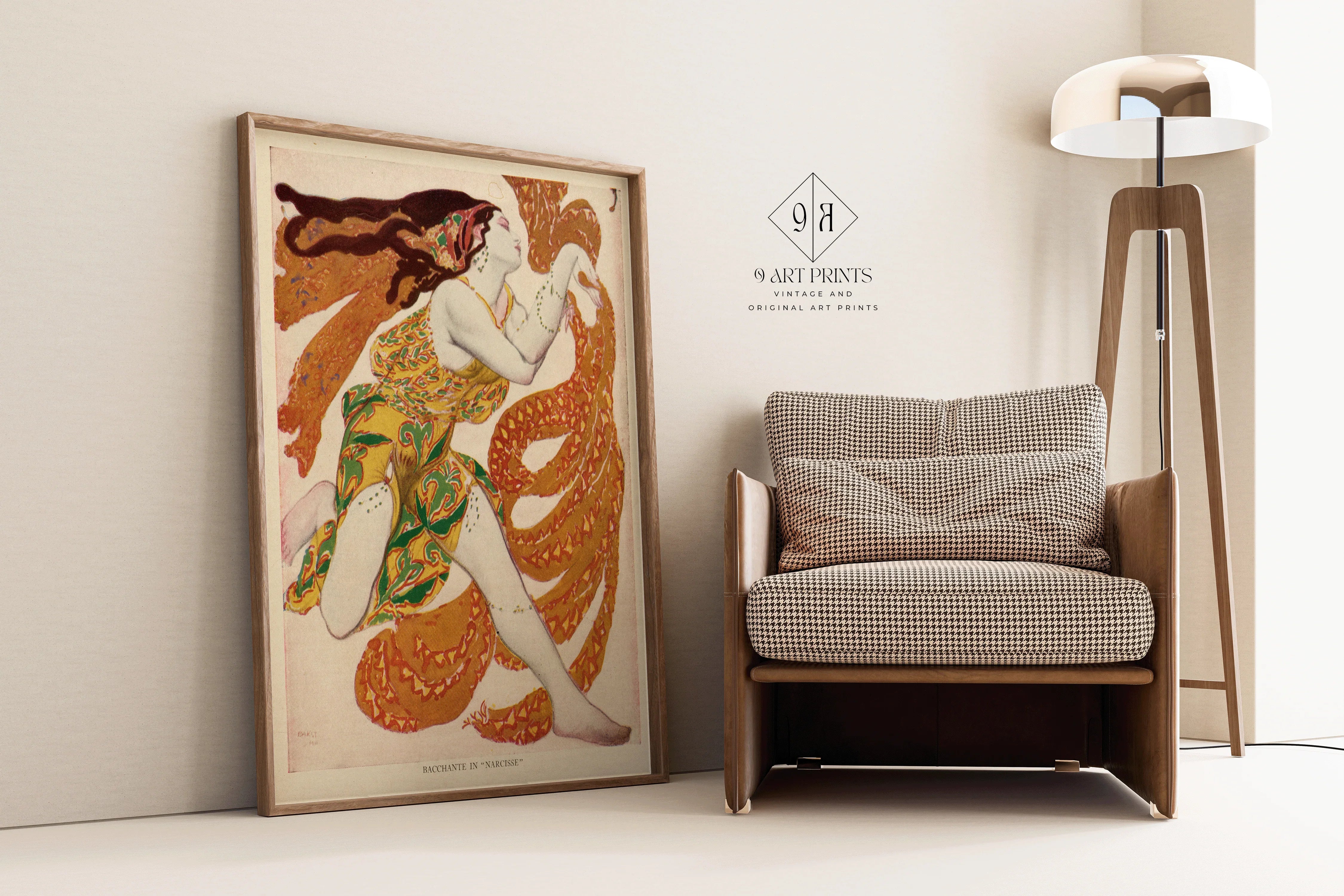 Léon Bakst - Bacchante in Narcisse - 9ArtPrints