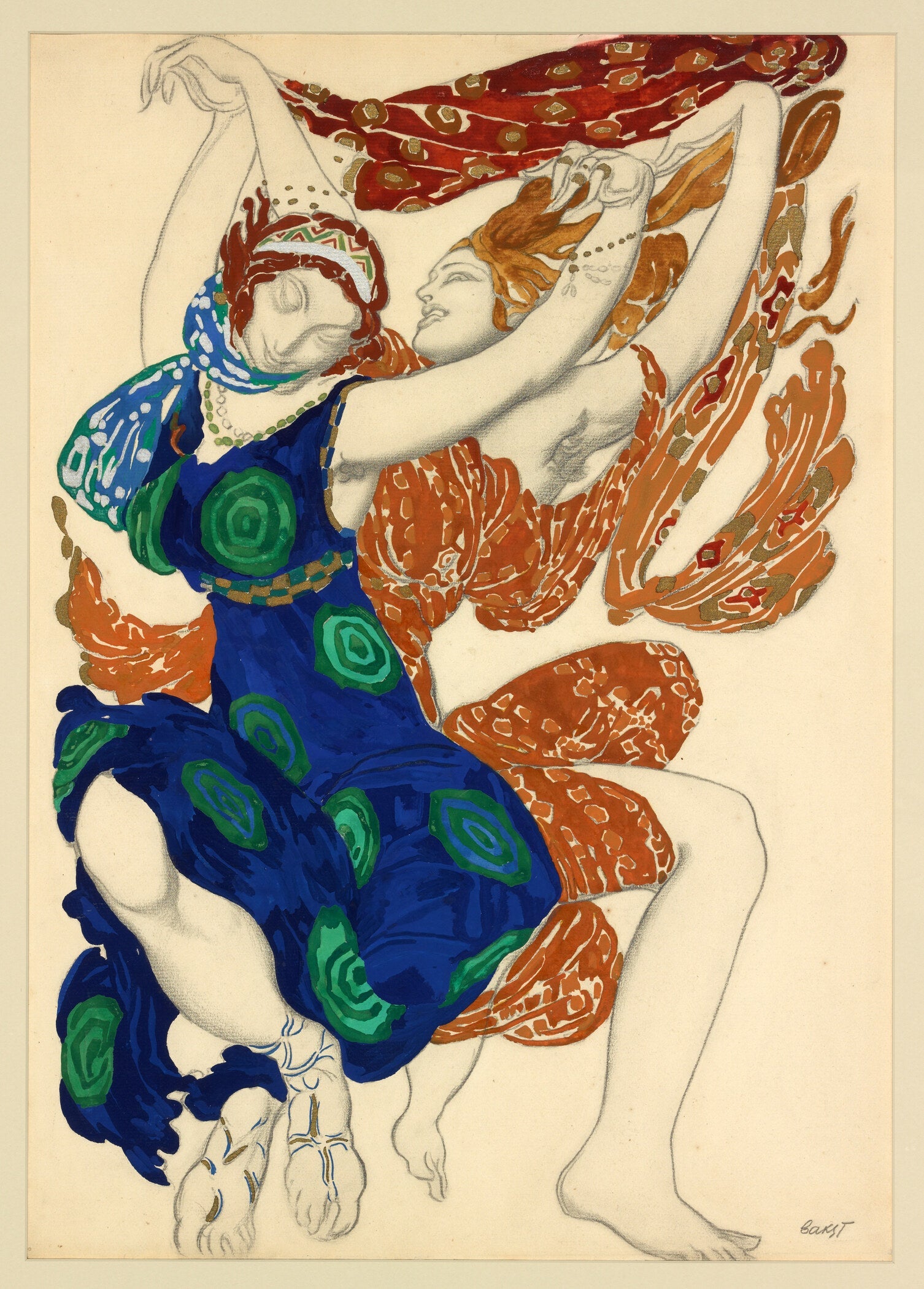 Léon Bakst — Narcisse | Ballets Russes Costume Design Print - 9ArtPrints