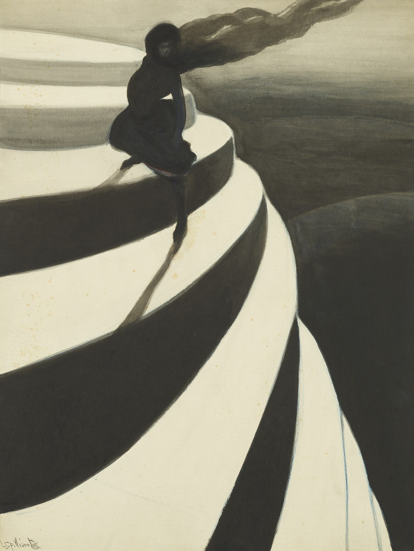 Léon Spilliaert — Vertigo | Symbolist Fine Art Print - 9ArtPrints