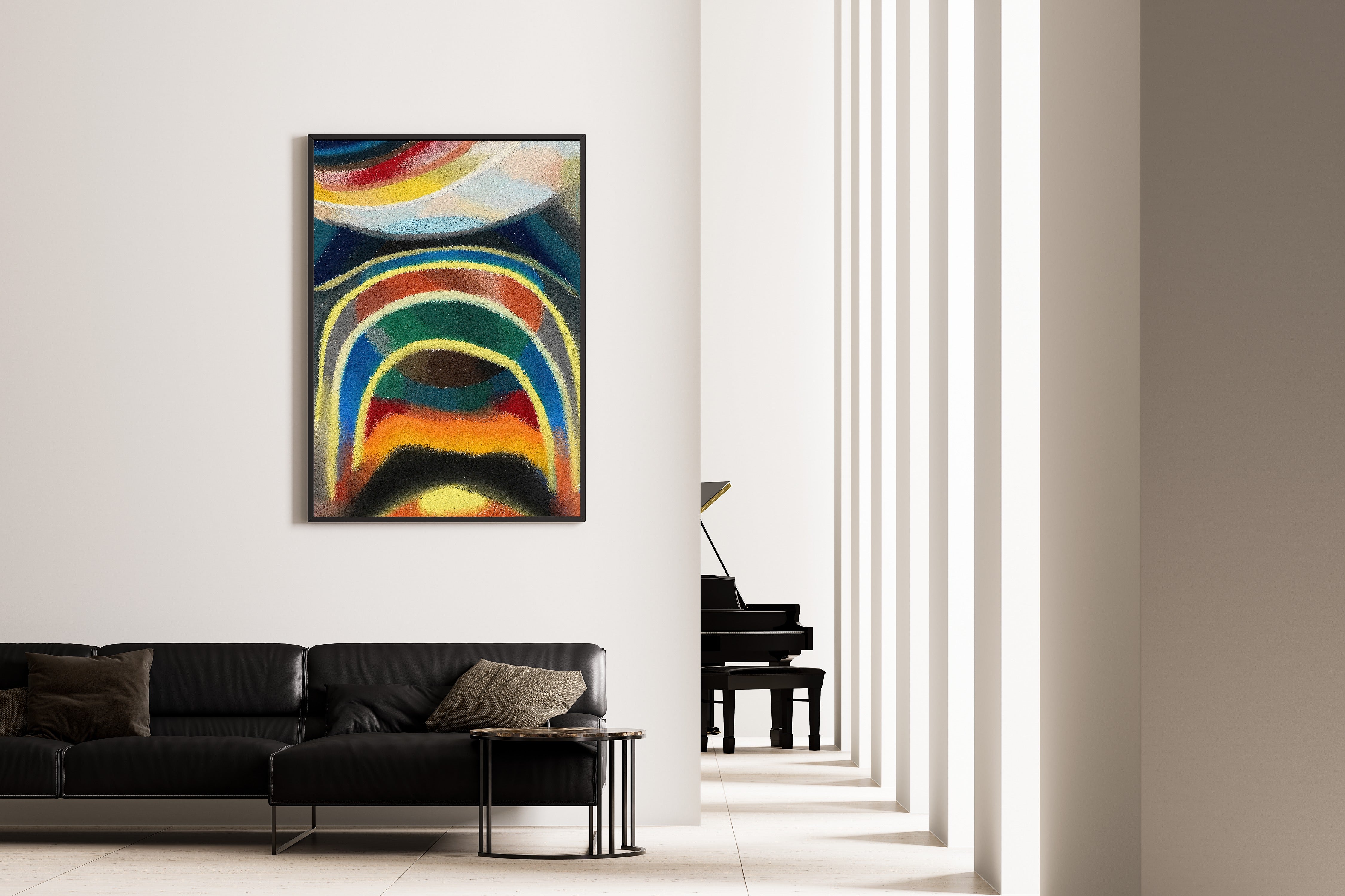 Otto Freundlich — Lichtkreise (Kosmischer Regenbogen) (1922) | Circles of Light — Cosmic Rainbow Abstract Print