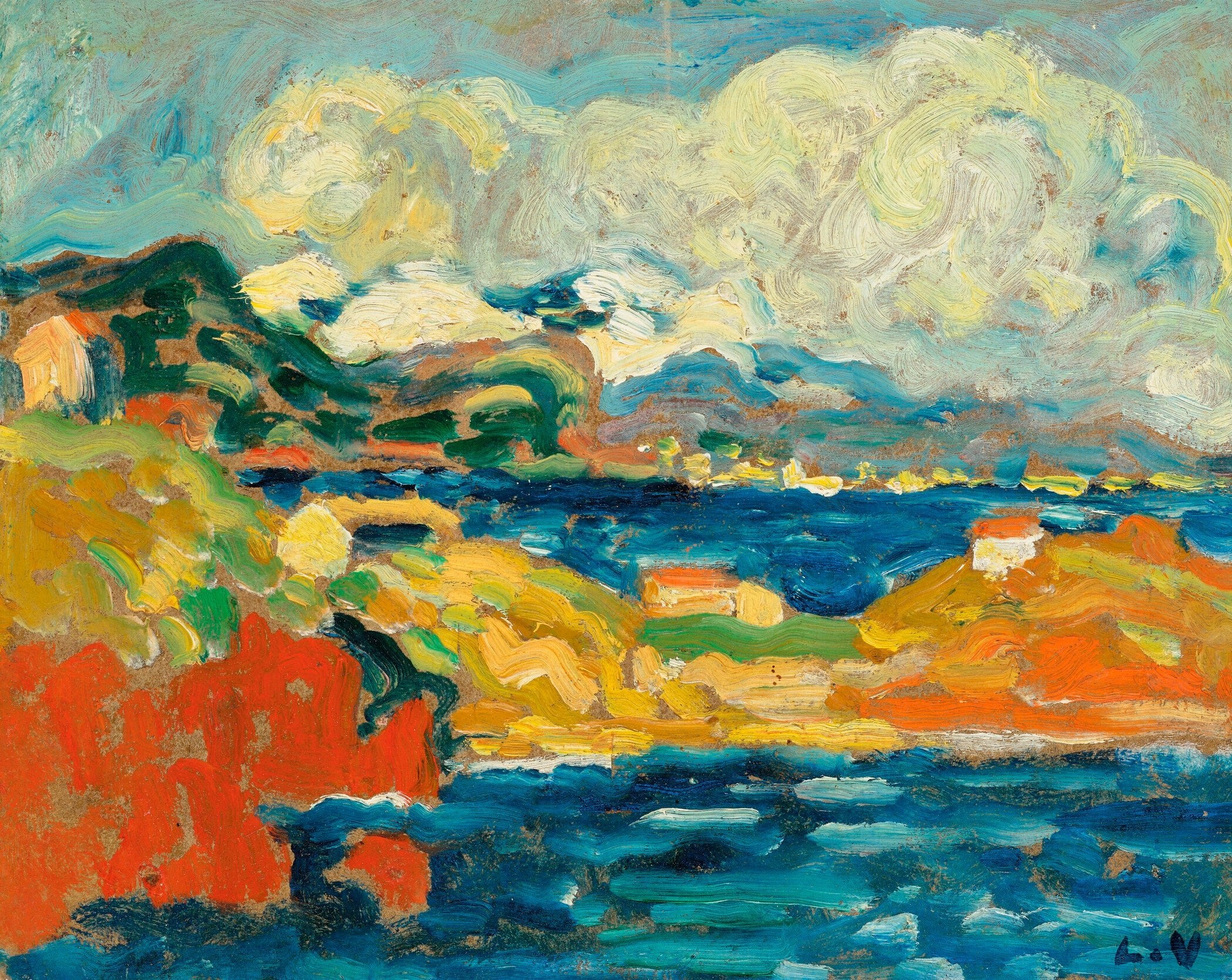 Louis Valtat — Bay at Anthéor | Fauvist Landscape Print - 9ArtPrints