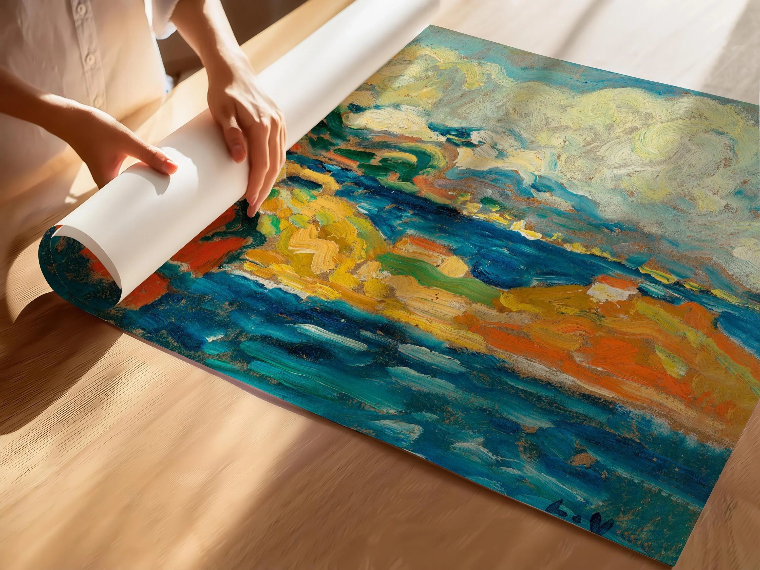 Louis Valtat - Bay at Anthéor | PRINT – Bold Fauvist Landscape Art For Lovers of Henri Matisse (Framed & Unframed Available) - 9ArtPrints