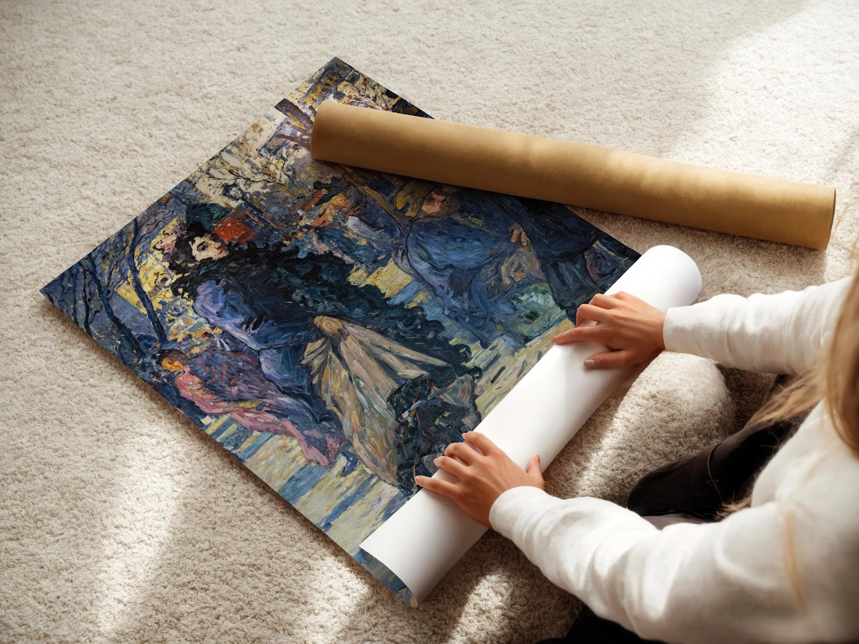 Louis Valtat - Sur Le Boulevard | PRINT – Vibrant Fauvist Art For Lovers of Matisse | Available framed or unframed - 9ArtPrints