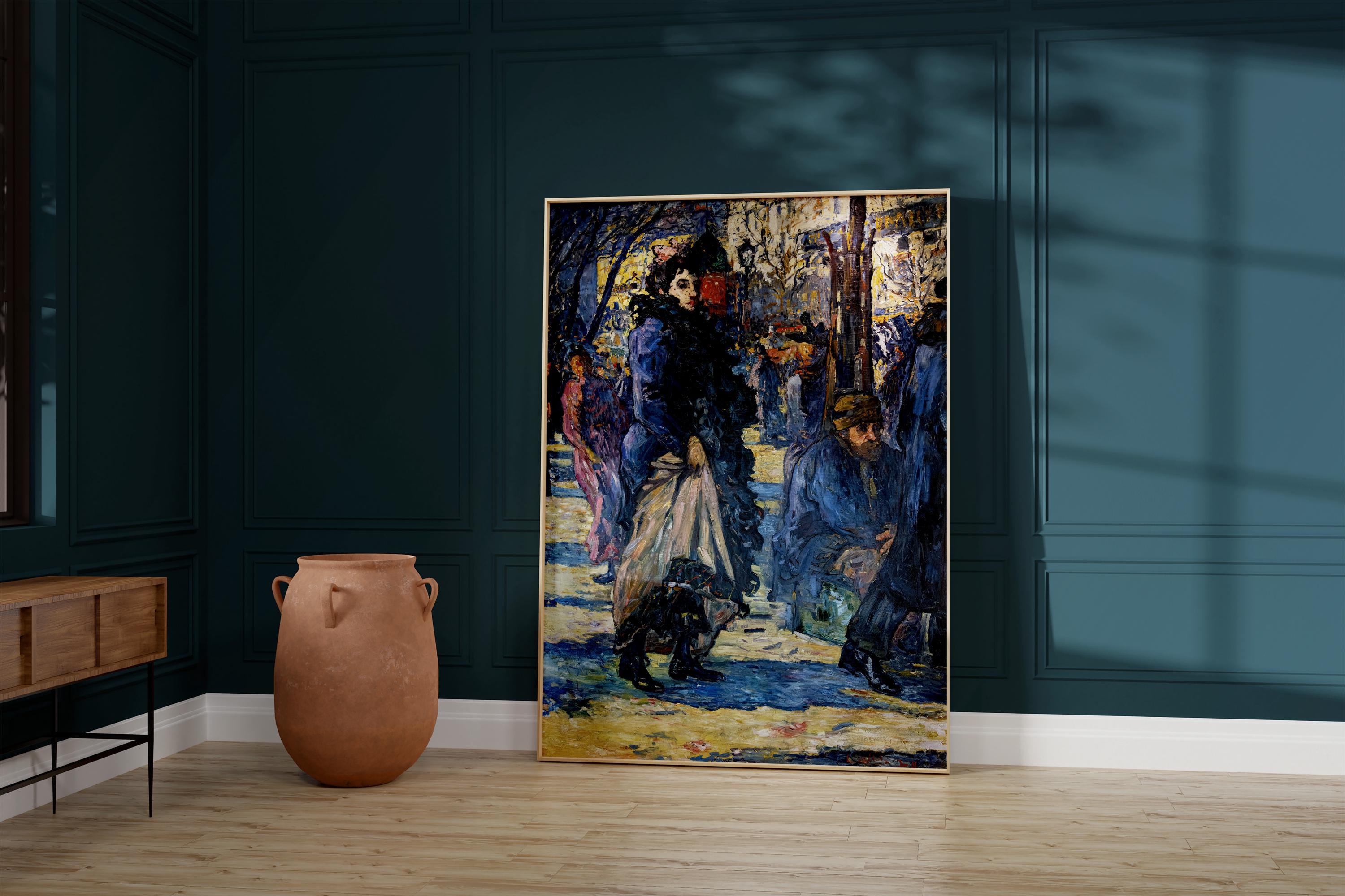 Louis Valtat - Sur Le Boulevard | PRINT – Vibrant Fauvist Art For Lovers of Matisse | Available framed or unframed - 9ArtPrints