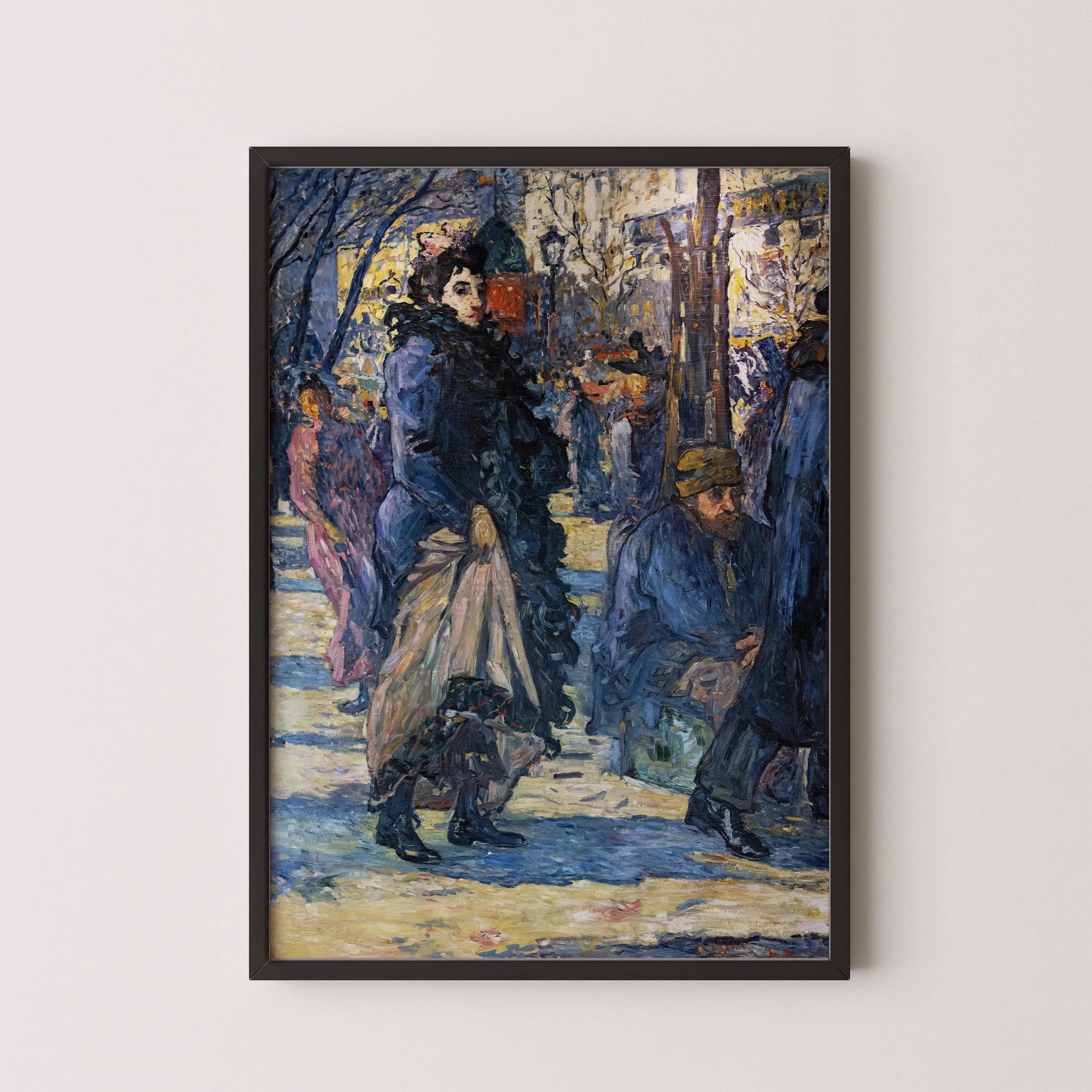 Louis Valtat - Sur Le Boulevard | PRINT – Vibrant Fauvist Art For Lovers of Matisse | Available framed or unframed - 9ArtPrints