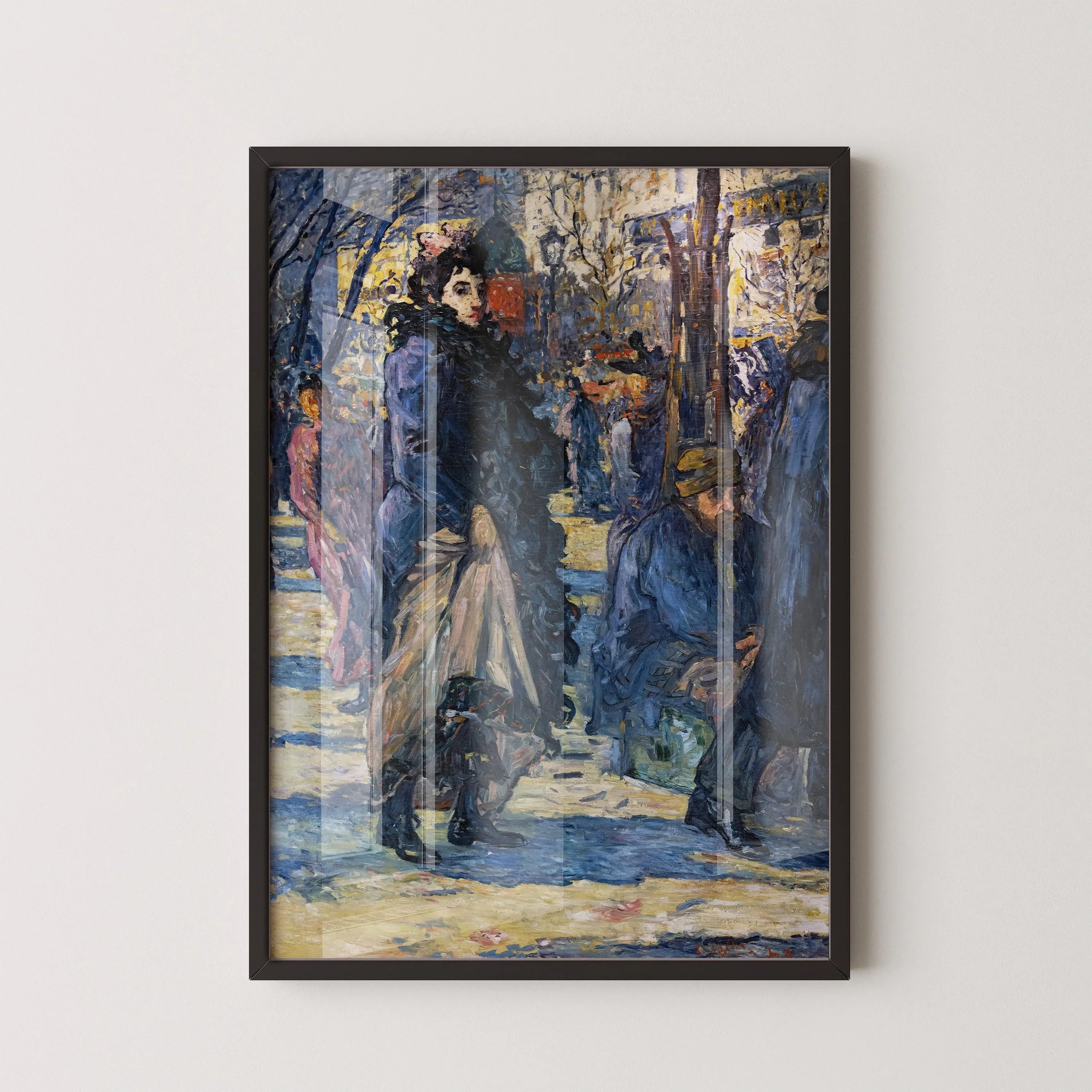 Louis Valtat - Sur Le Boulevard | PRINT – Vibrant Fauvist Art For Lovers of Matisse | Available framed or unframed - 9ArtPrints