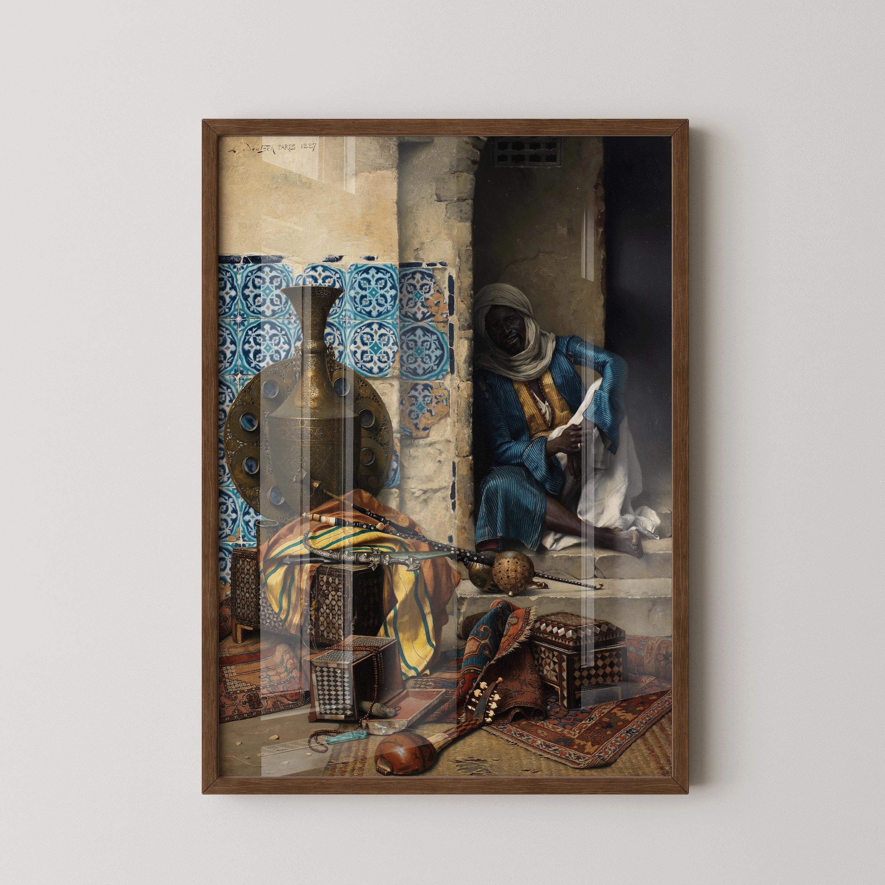 Ludwig Deutsch - The Artefacts Dealer | Famous Orientalist Art (available handframed or unframed) - 9ArtPrints