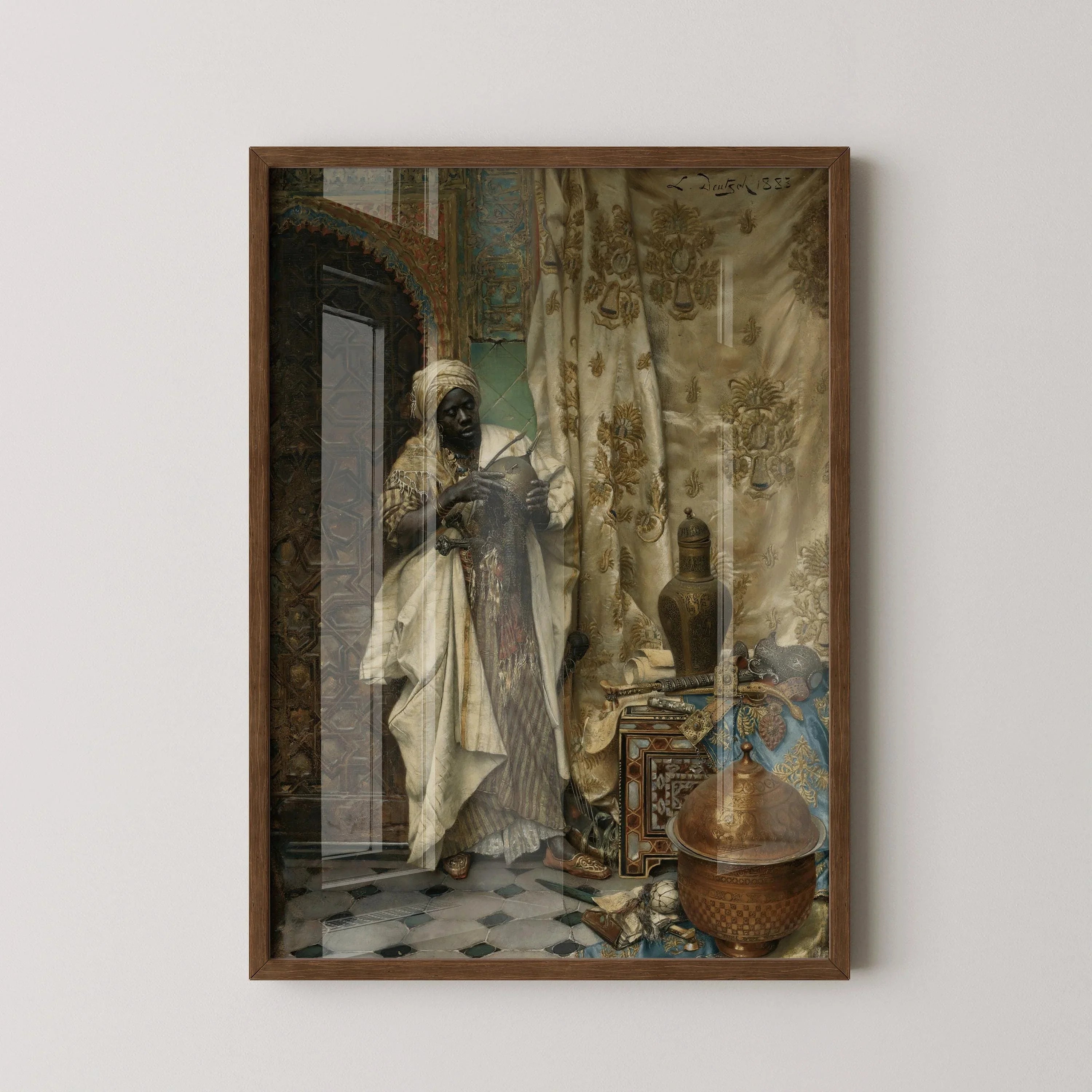 Ludwig Deutsch - The Inspection | Orientalist Art (available handframed or unframed) - 9ArtPrints