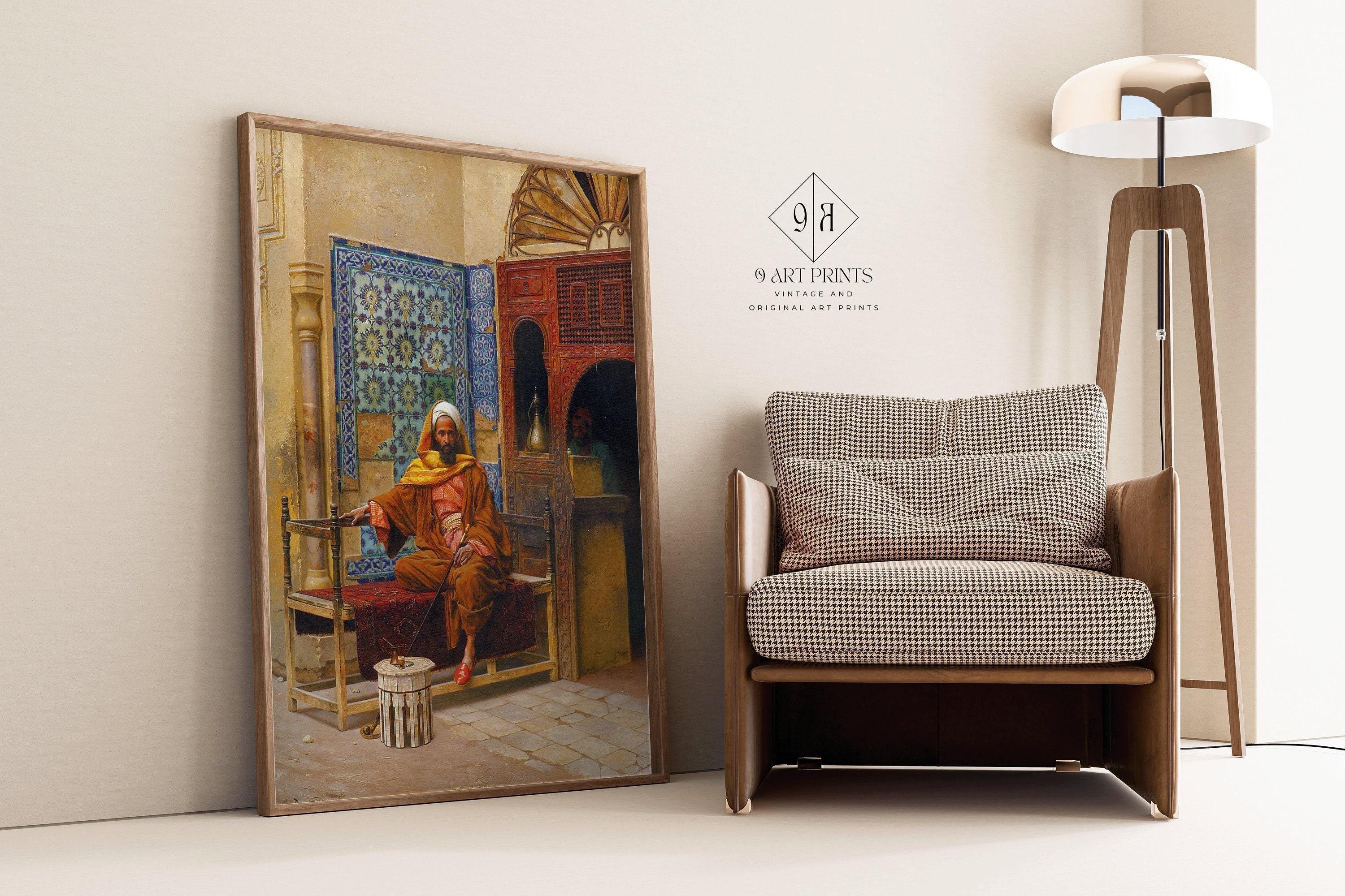 Ludwig Deutsch - The Smoker | Orientalist Art