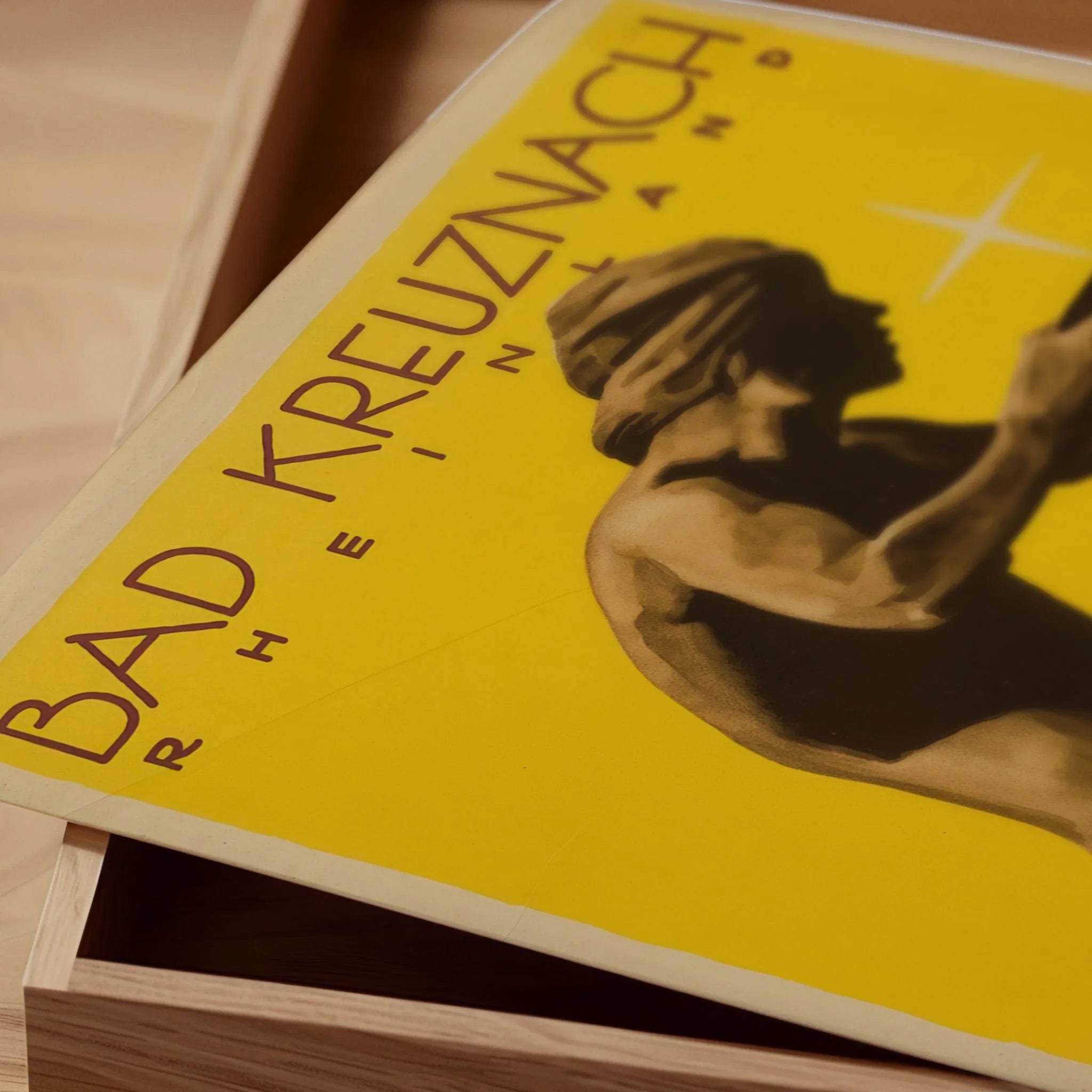 Ludwig Hohlwein - Bad Kreuznach | Striking Vintage German Travel Poster | Art Deco Wellness Advertisement