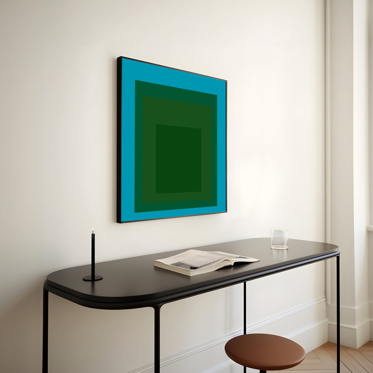 Madagascar — Homage to the Square | Mid-Century Modern Art Print - 9ArtPrints