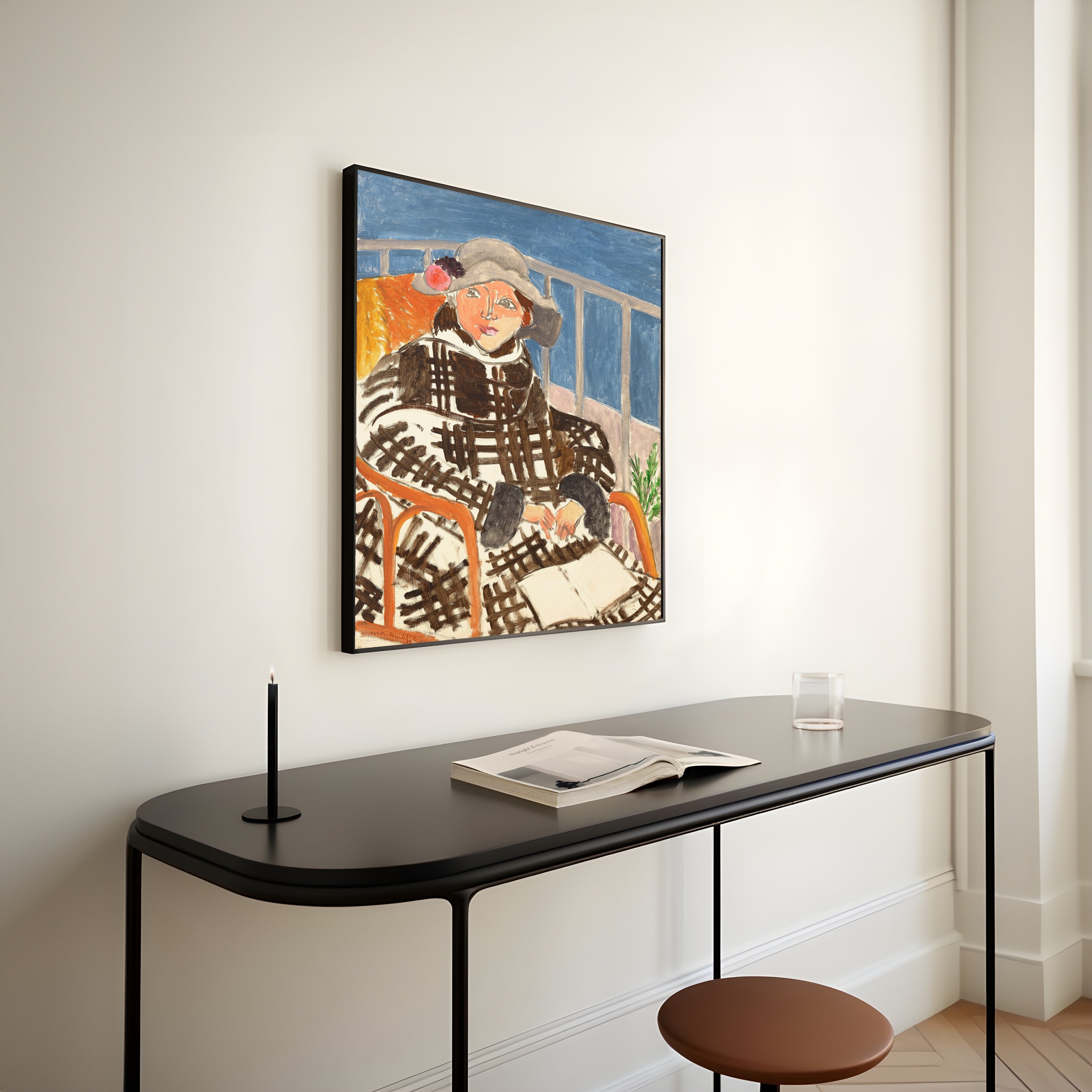 Henri Matisse — Mademoiselle Matisse in a Scottish Coat | Fine Art Print