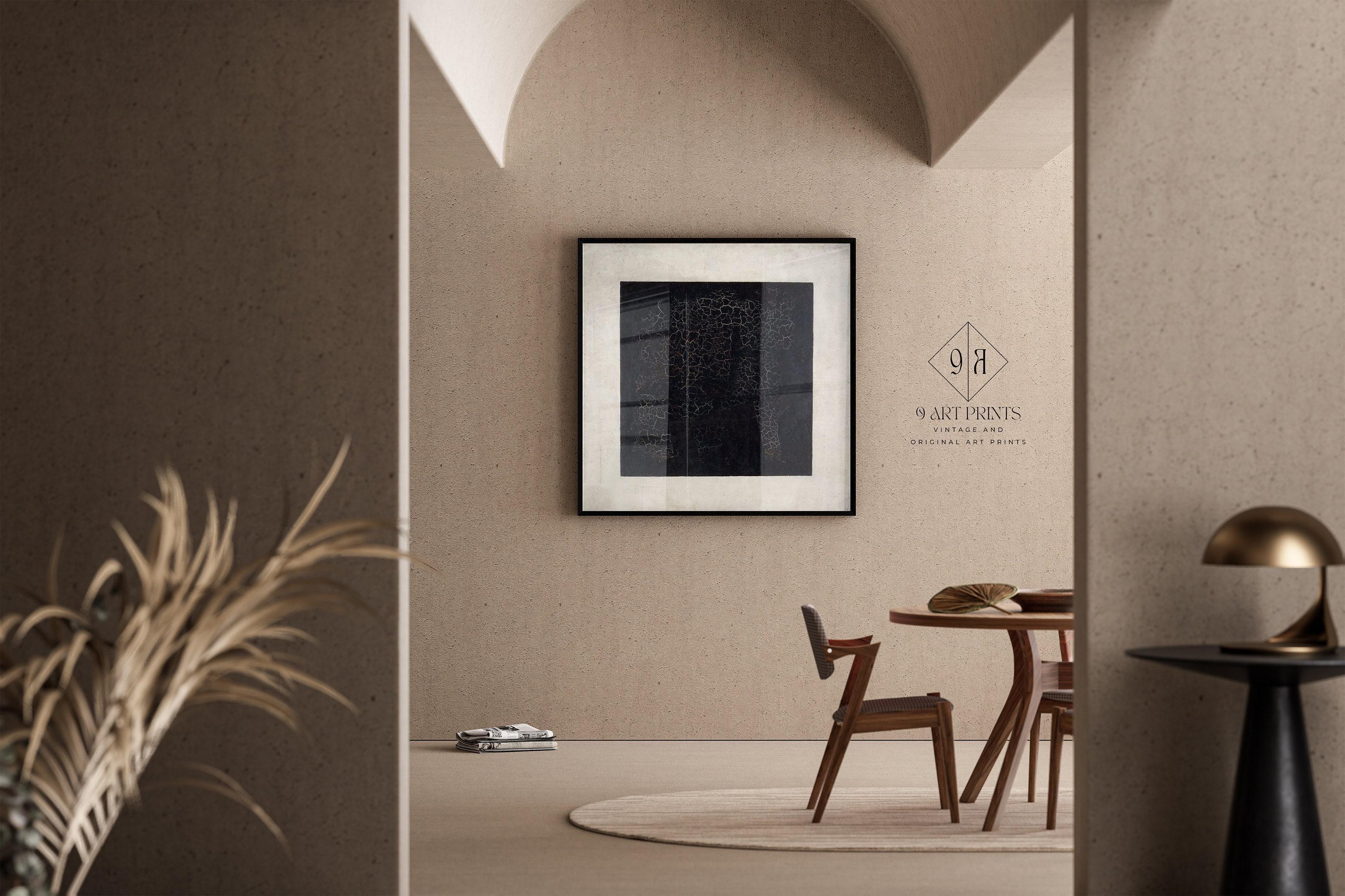 Malevich Black Square Art Print: Modern Abstract Giclee on Hahnemuhle Paper (1x1) - 9ArtPrints