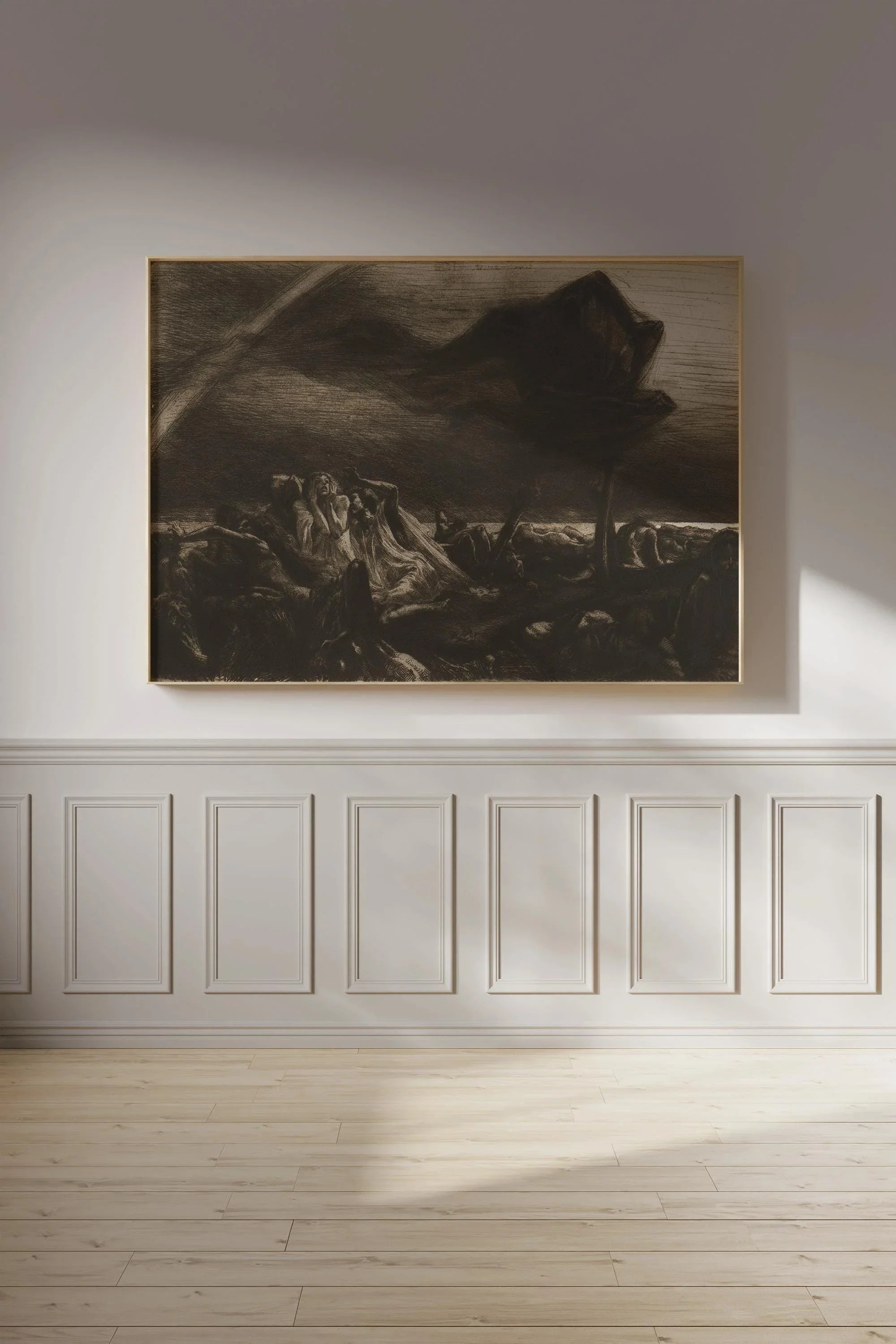 Marcel Roux - Faucheuse (Reaper) | PRINT | An Awe - inspiring Vision of Death and Despair | Symbolist Art available framed - 9ArtPrints