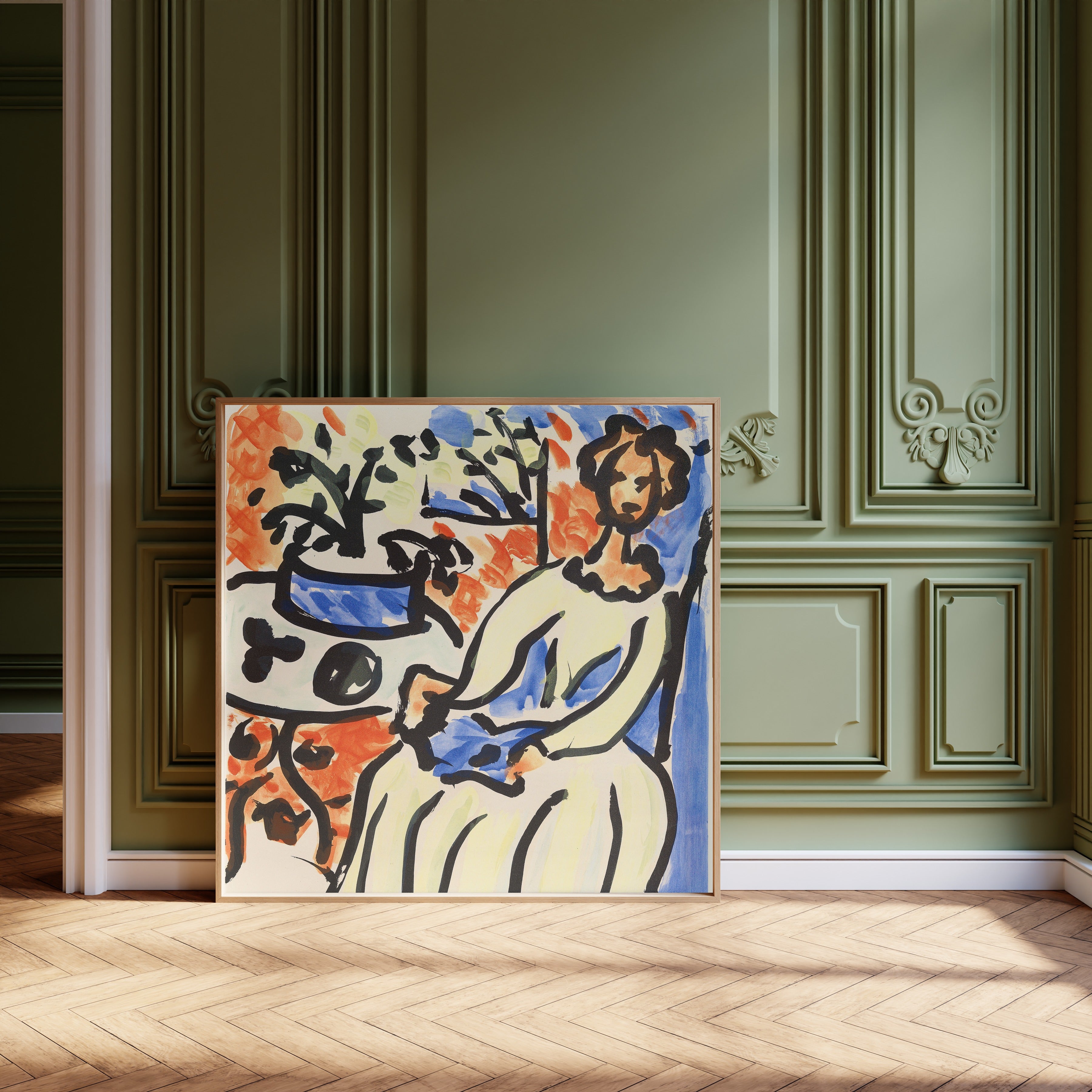 Henri Matisse — Marie-José in a Yellow Dress | Fine Art Print