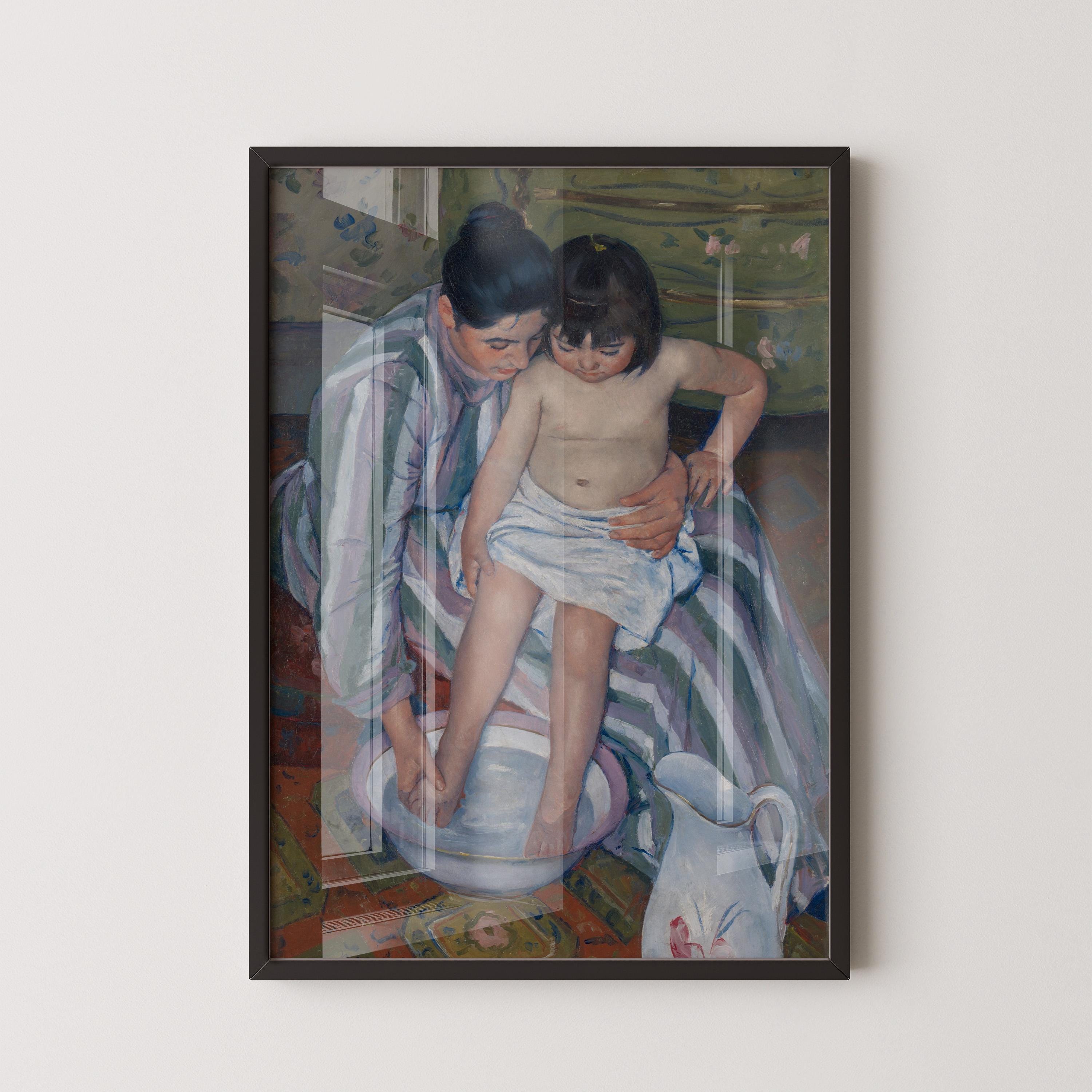 Mary Cassatt - The Child's Bath | Famous Art