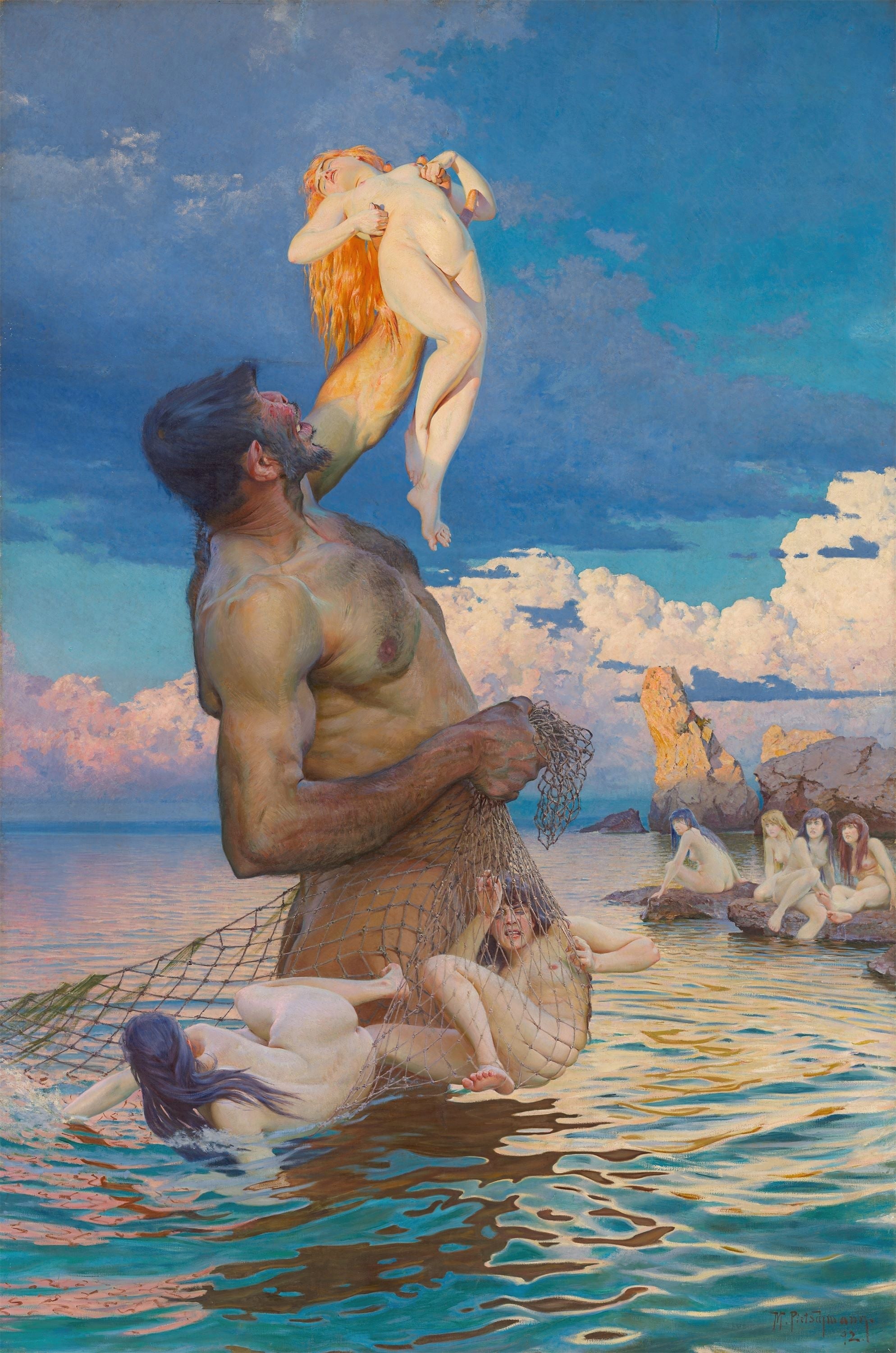 Max Pietschmann — Fishing Expedition of Polyphemus | Fine Art Print - 9ArtPrints