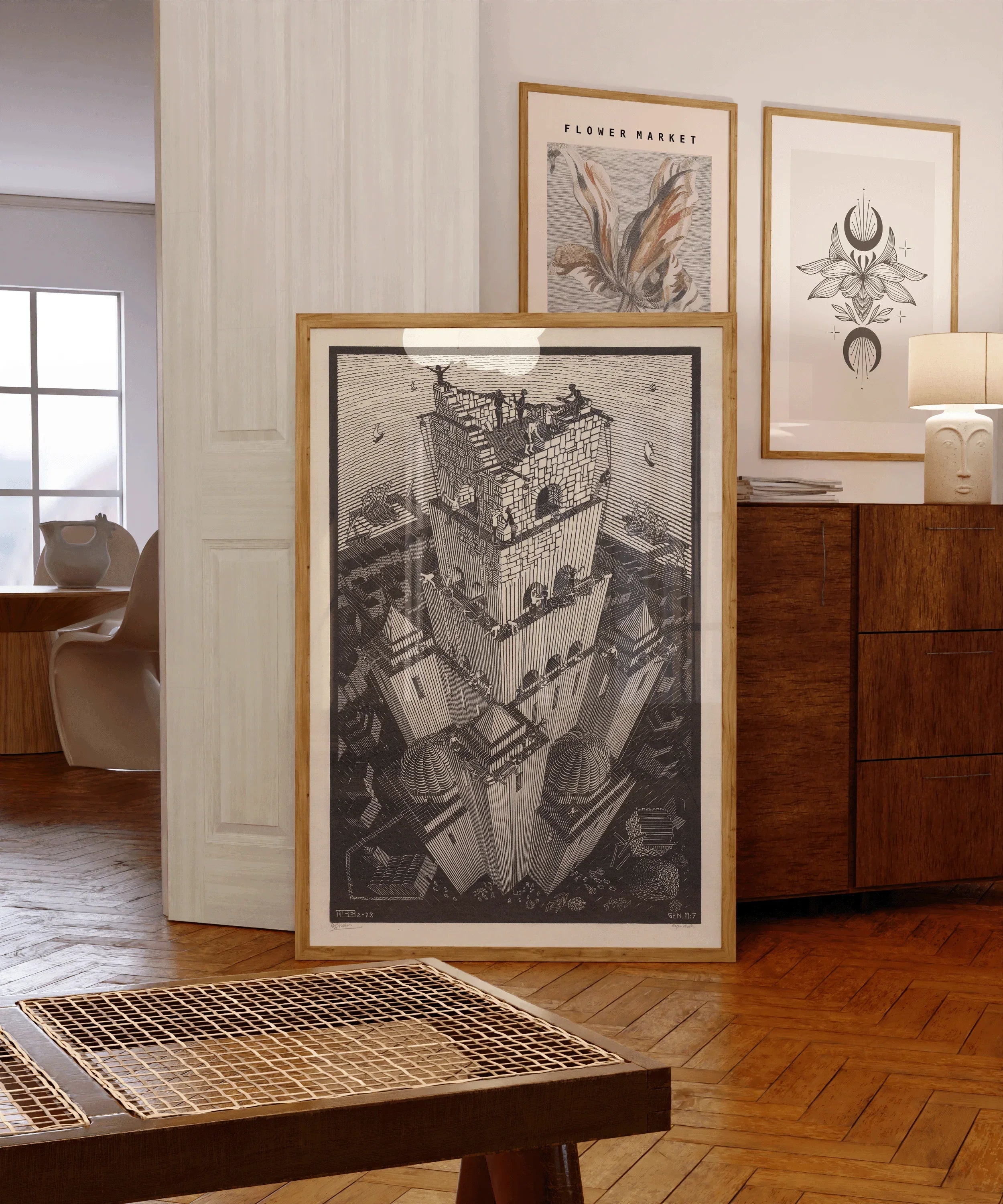 MC Escher - The Tower of Babel - 9ArtPrints