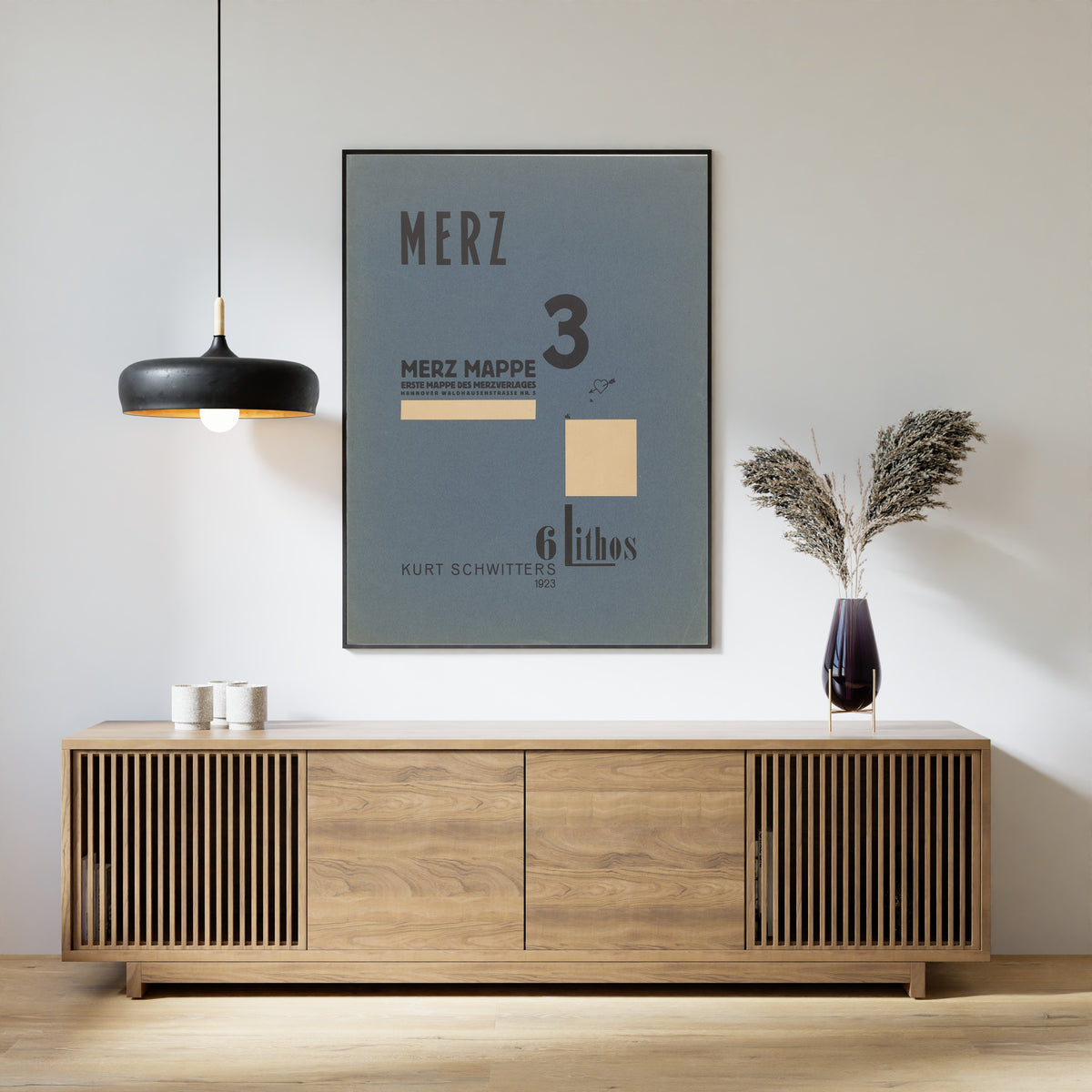 Kurt Schwitters — Merz 3. Kurt Schwitters 6 Lithos Pl.1 | Fine Art Print