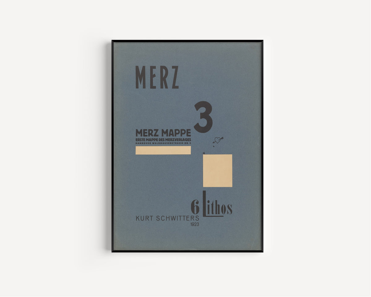 Kurt Schwitters — Merz 3. Kurt Schwitters 6 Lithos Pl.1 | Fine Art Print
