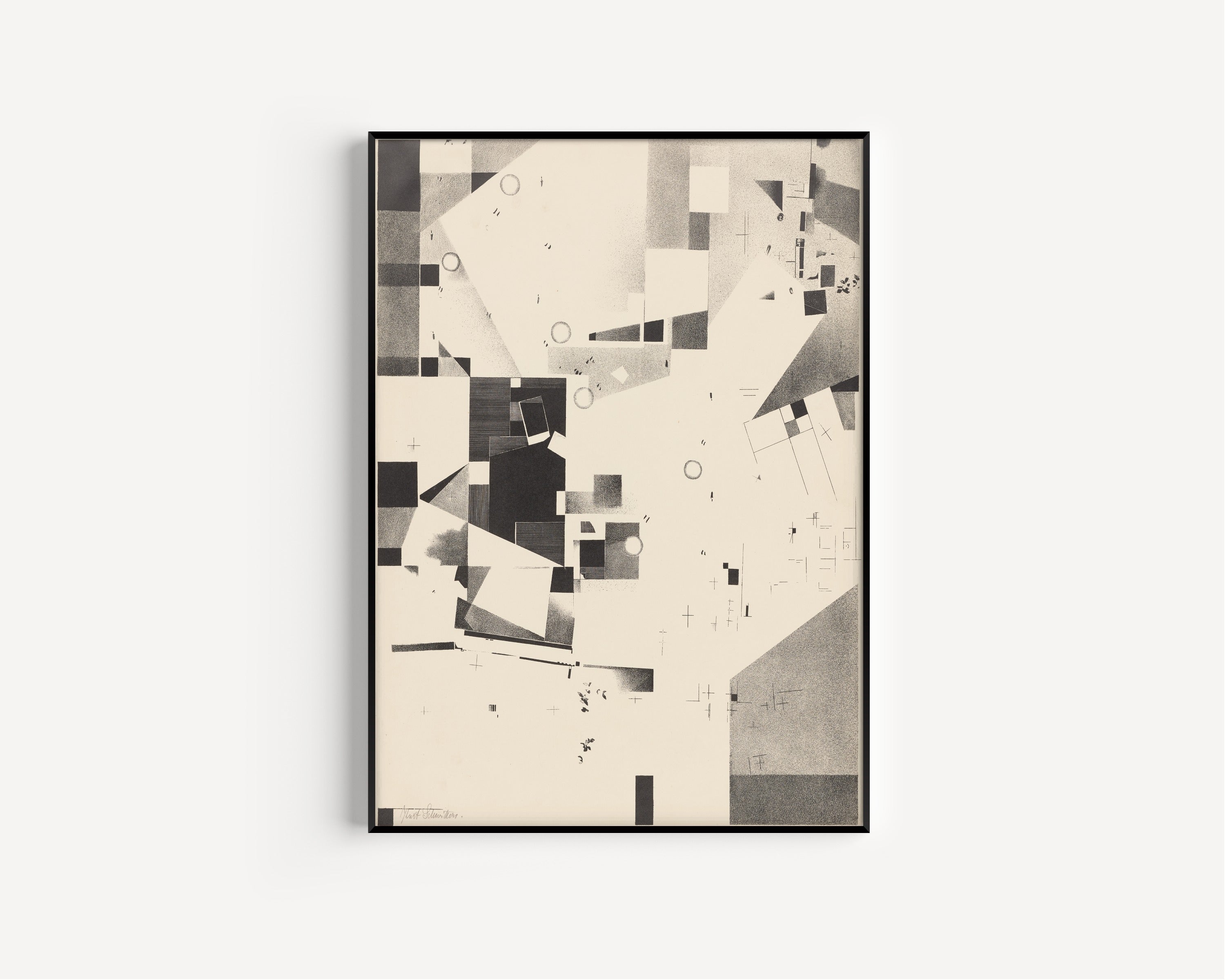 Kurt Schwitters — Merz 3. Kurt Schwitters 6 Lithos Pl.2 | Fine Art Print